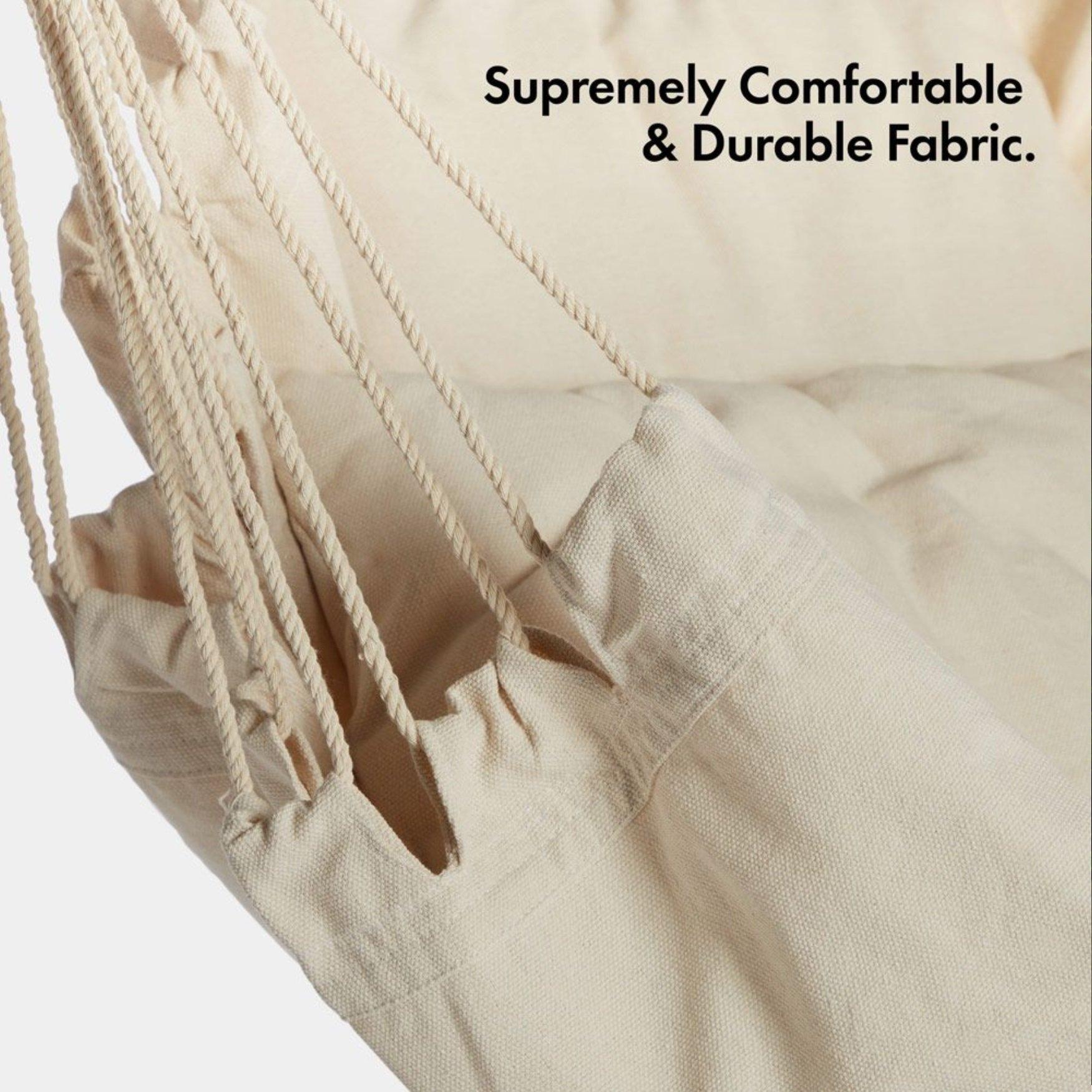 Beige - VonHaus - VonHaus Outdoor Hanging Chair - 5