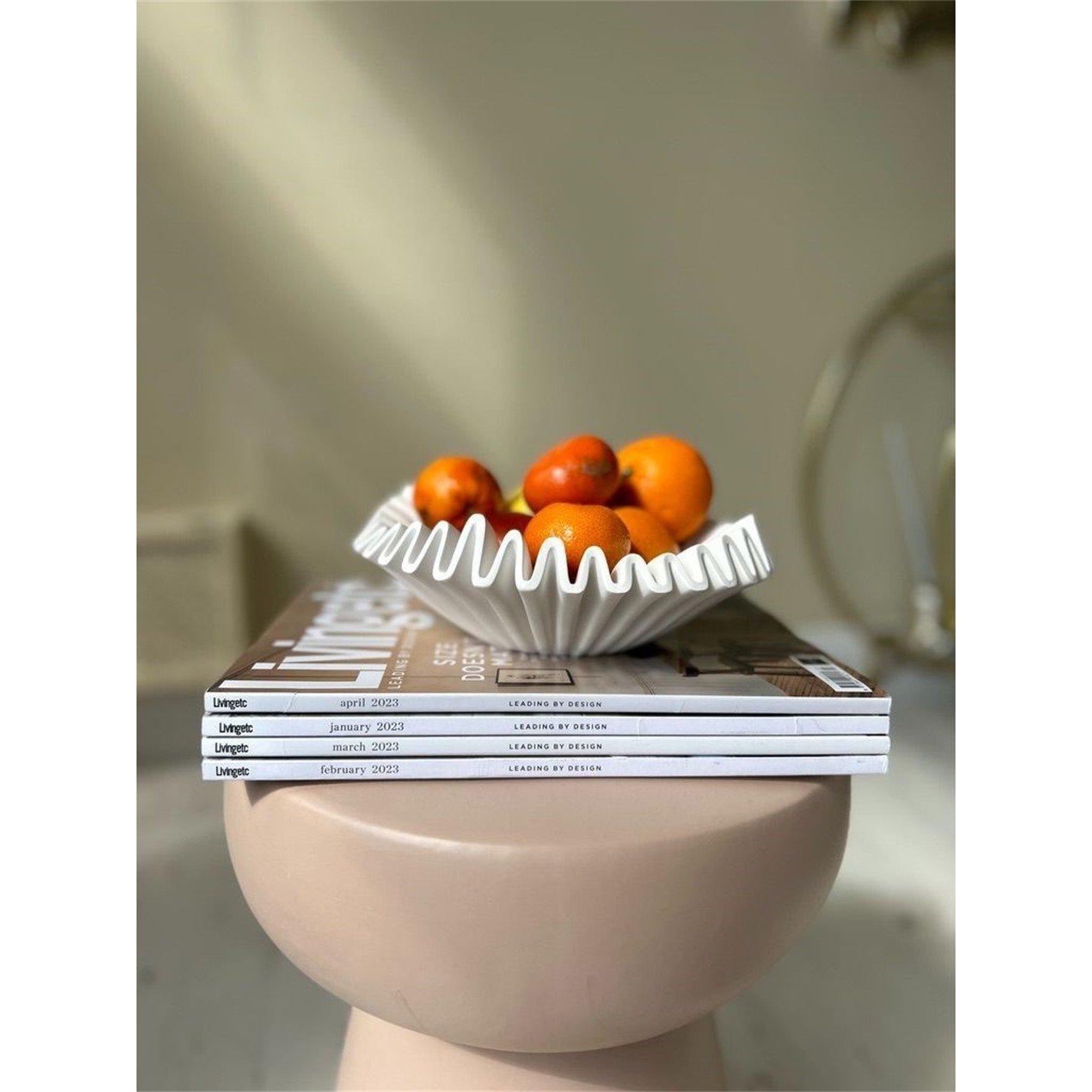White - Bag and Bones - Concertina Bowl - 2