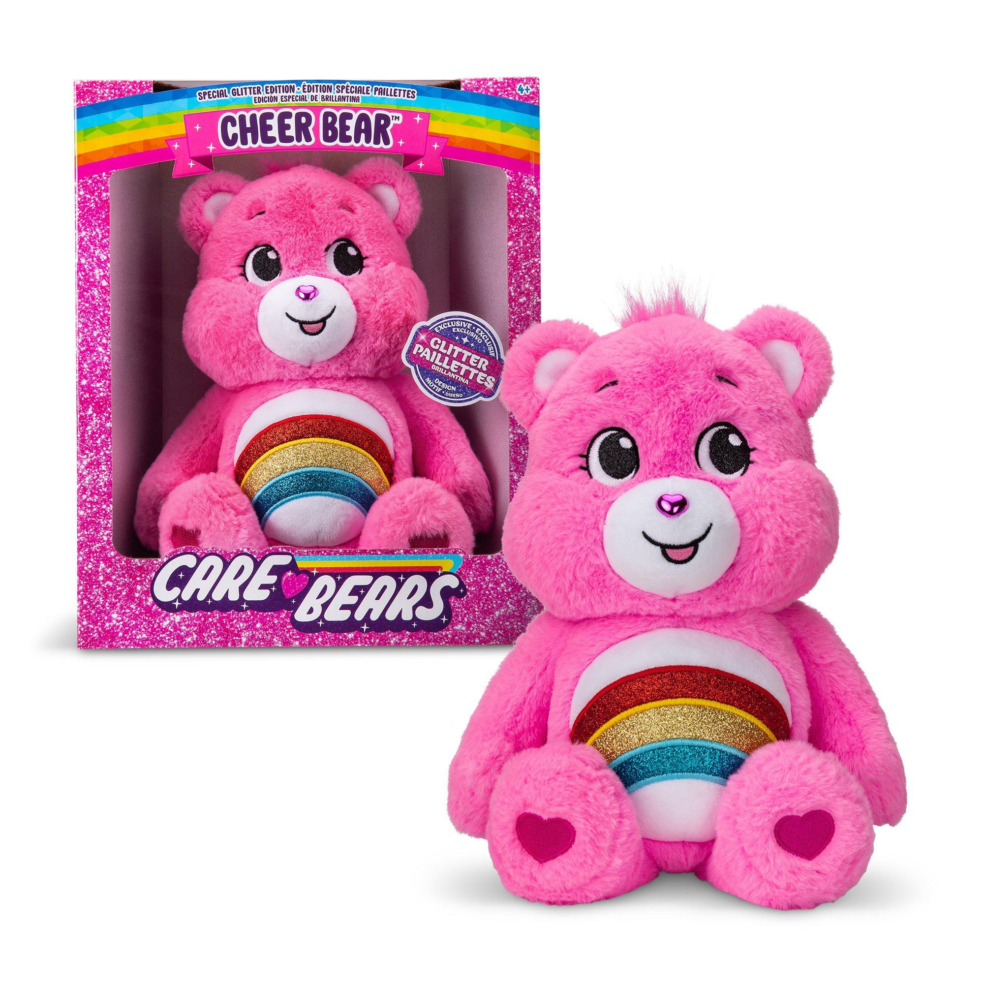 Care Bears GAME Care Bears Cheer Bear Glitter Belly 35cm Plush Pluschtiere Sports Direct