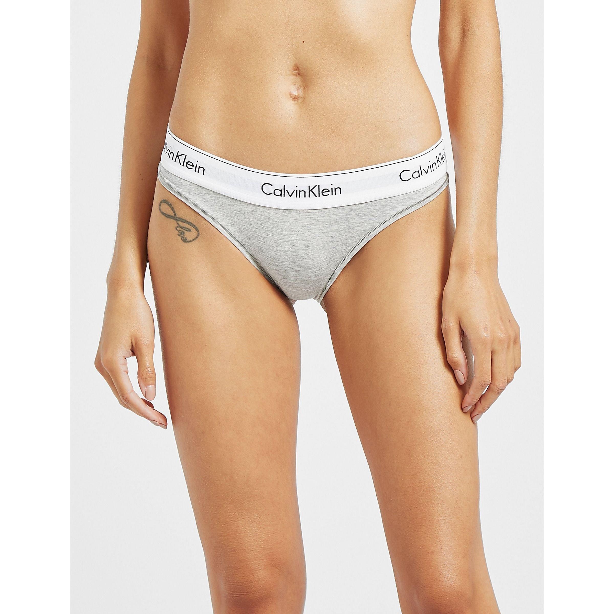 Grey - Calvin Klein - Women's Modern Briefs - 1
