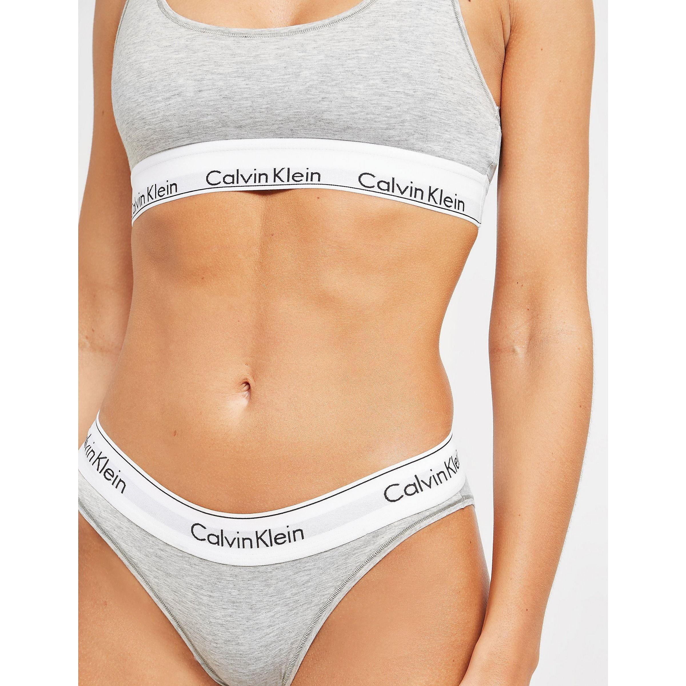 Grey - Calvin Klein - Women's Modern Briefs - 4