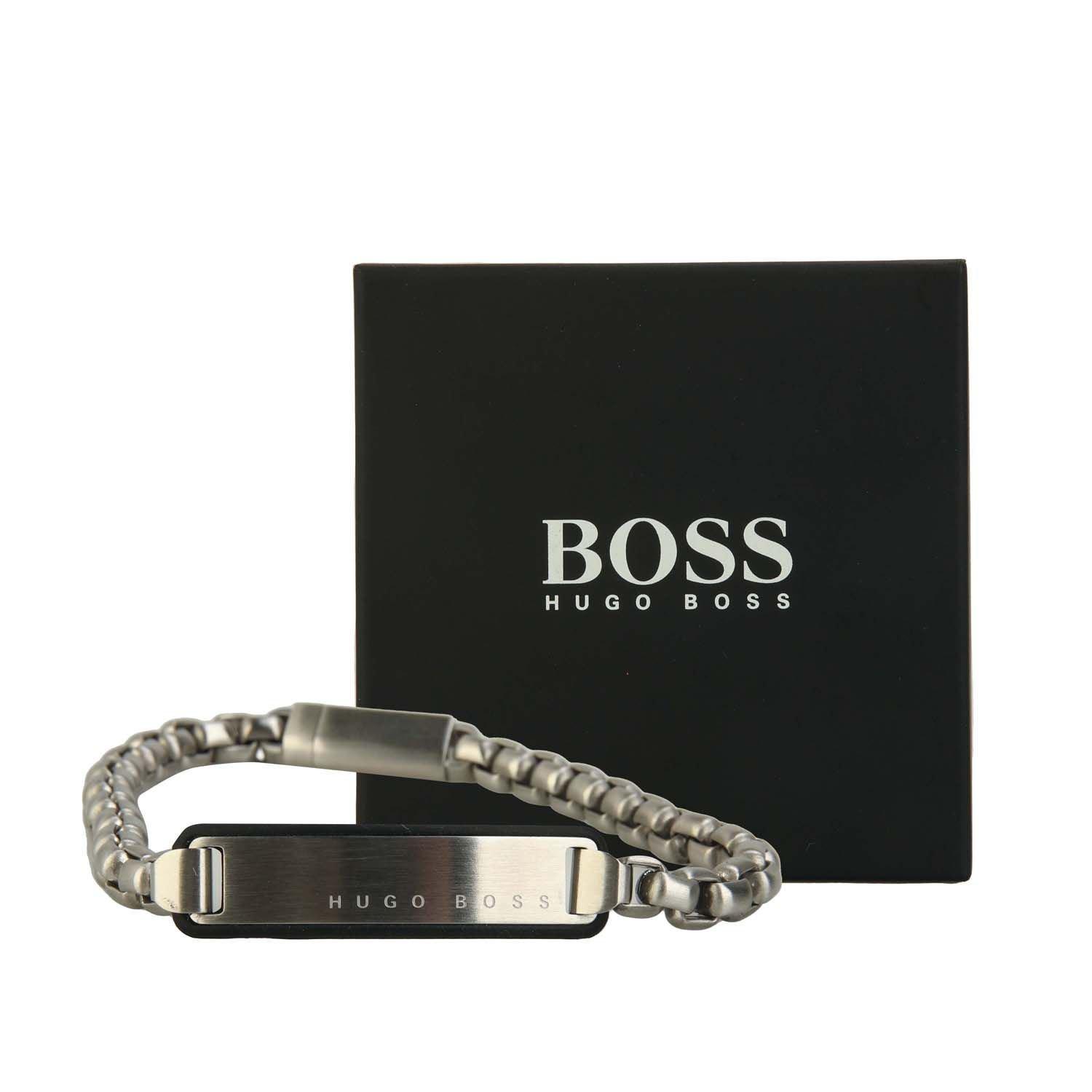 Silver - Hugo - ID Stainless Steel Bracelet - 1