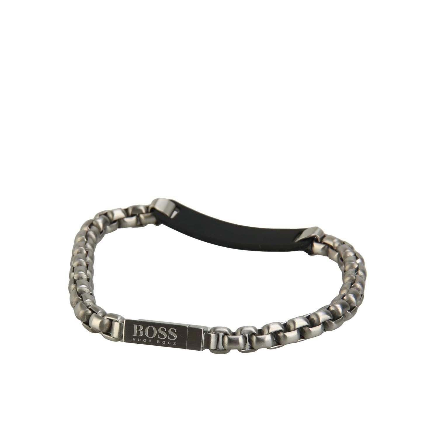 Silver - Hugo - ID Stainless Steel Bracelet - 2