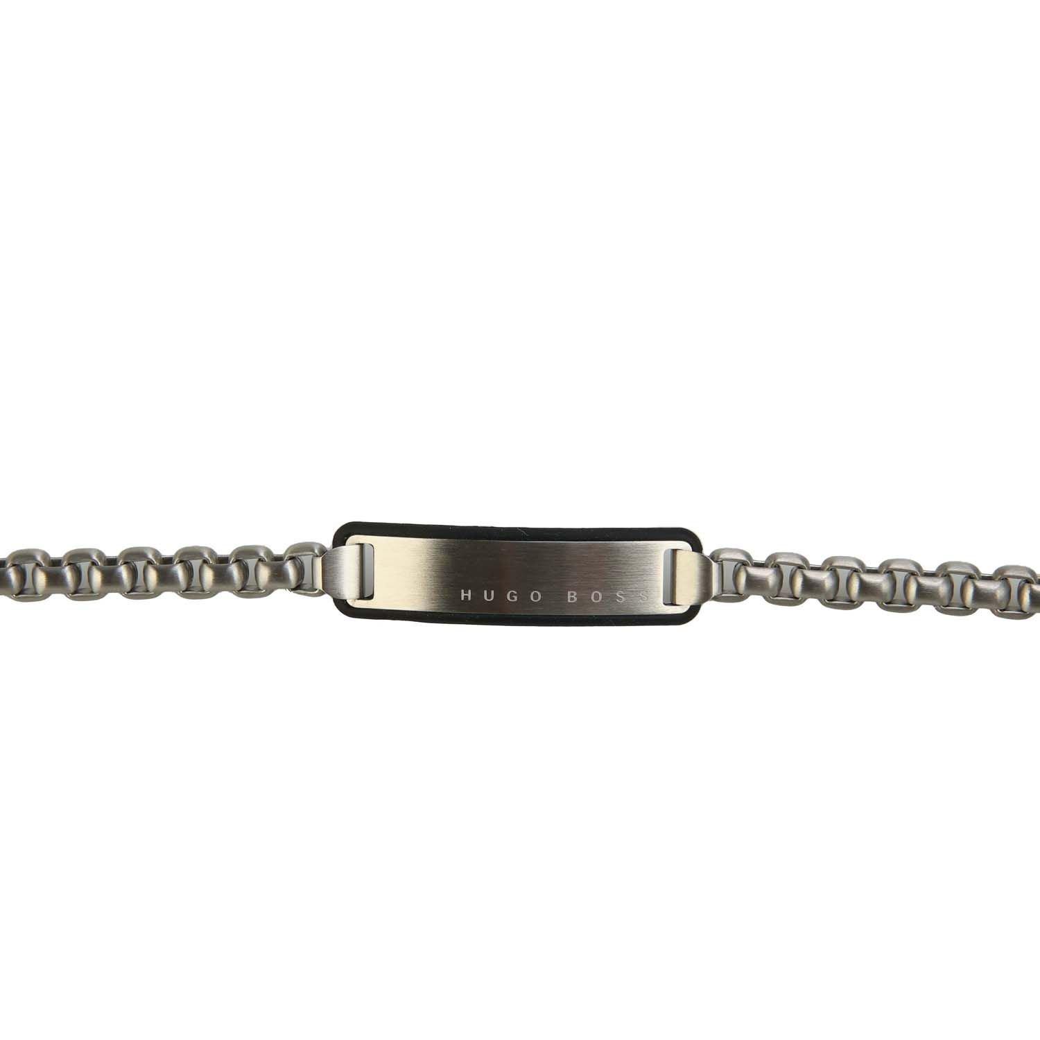 Silver - Hugo - ID Stainless Steel Bracelet - 3