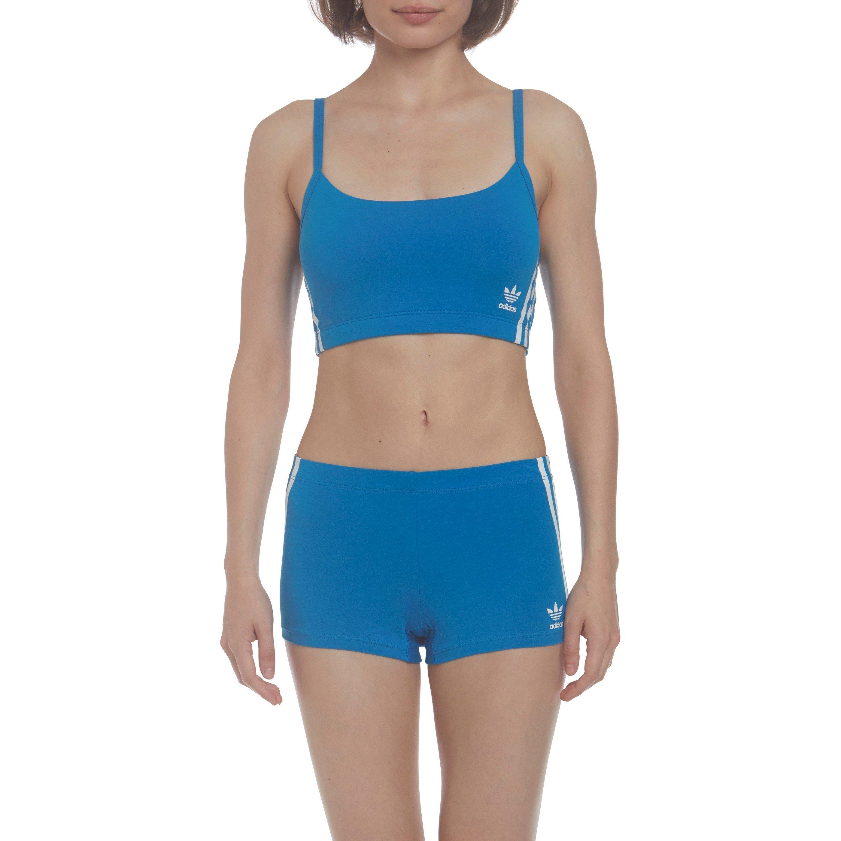 Blue - adidas Originals - Adidas Comfort Flex Cotton Shorts - 2