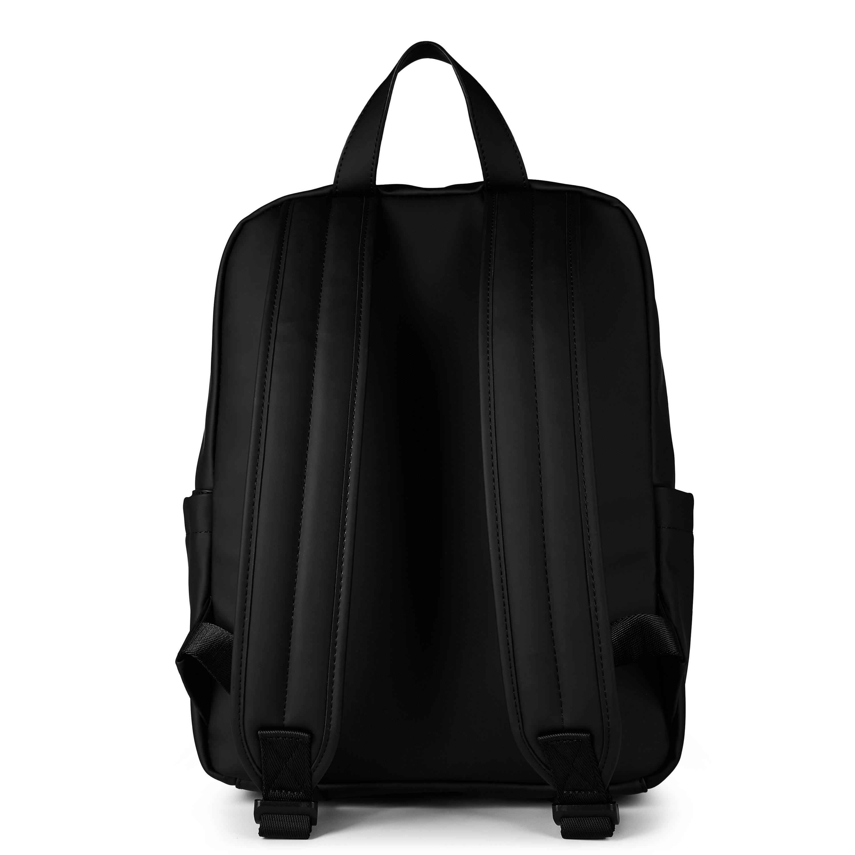Black - Jack Wills - Coated Backpack - 6