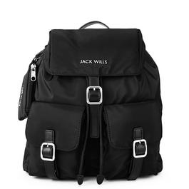 Jack Wills JW Drawstring Buckle Backpack