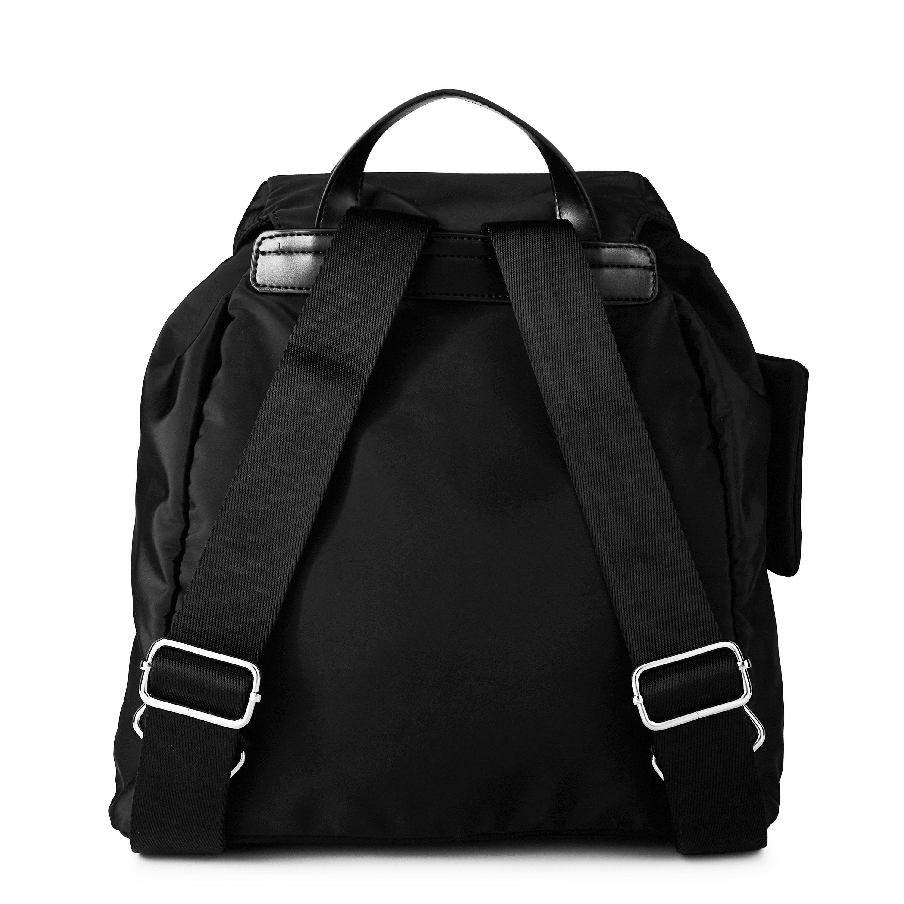 Black - Jack Wills - Drawstring Buckle Backpack - 2
