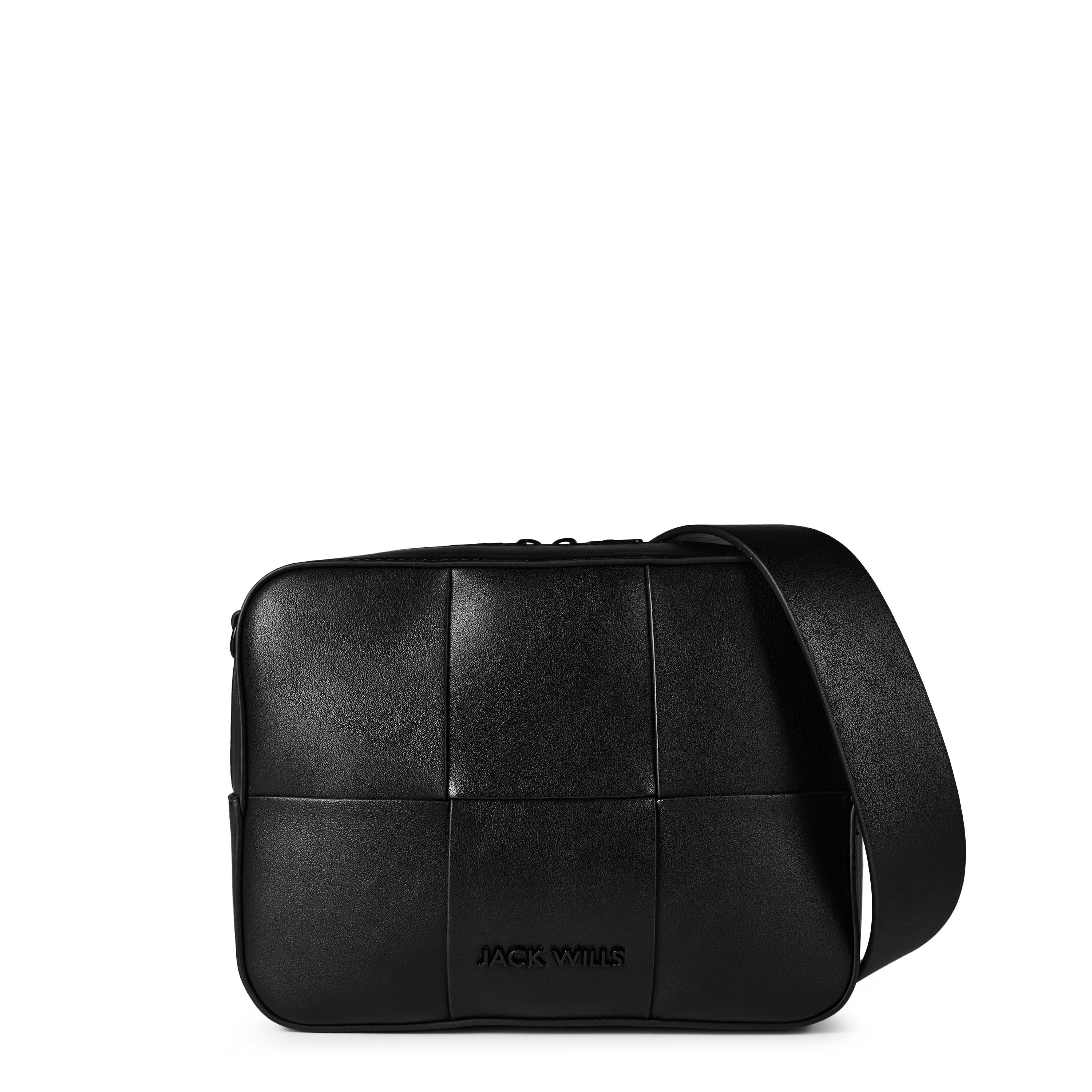 Black - Jack Wills - Weave Camera Bag - 1