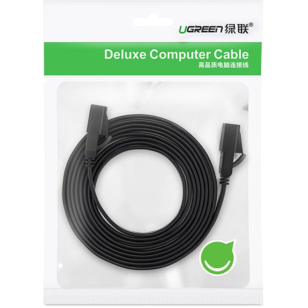 Black - UGREEN - Cat 7 Snag-less Network Lan Cable - 5 Metre - 8