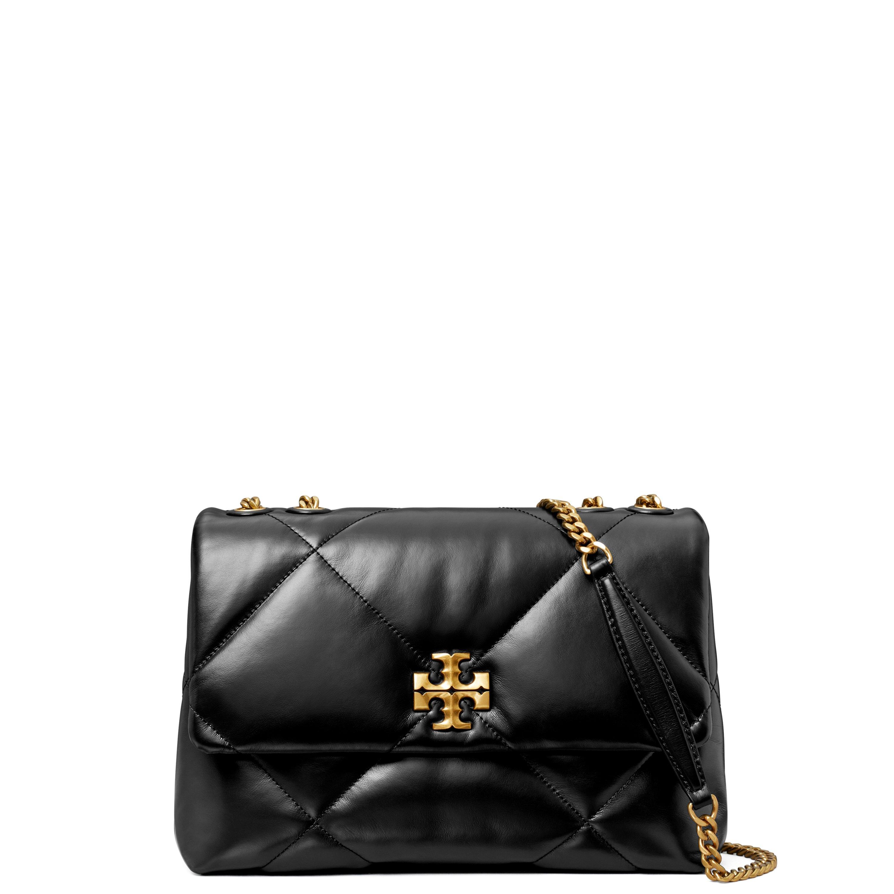 Black - Tory Burch - Women's Kira Diamond Quilt Convertible Shoulder Bag - 1