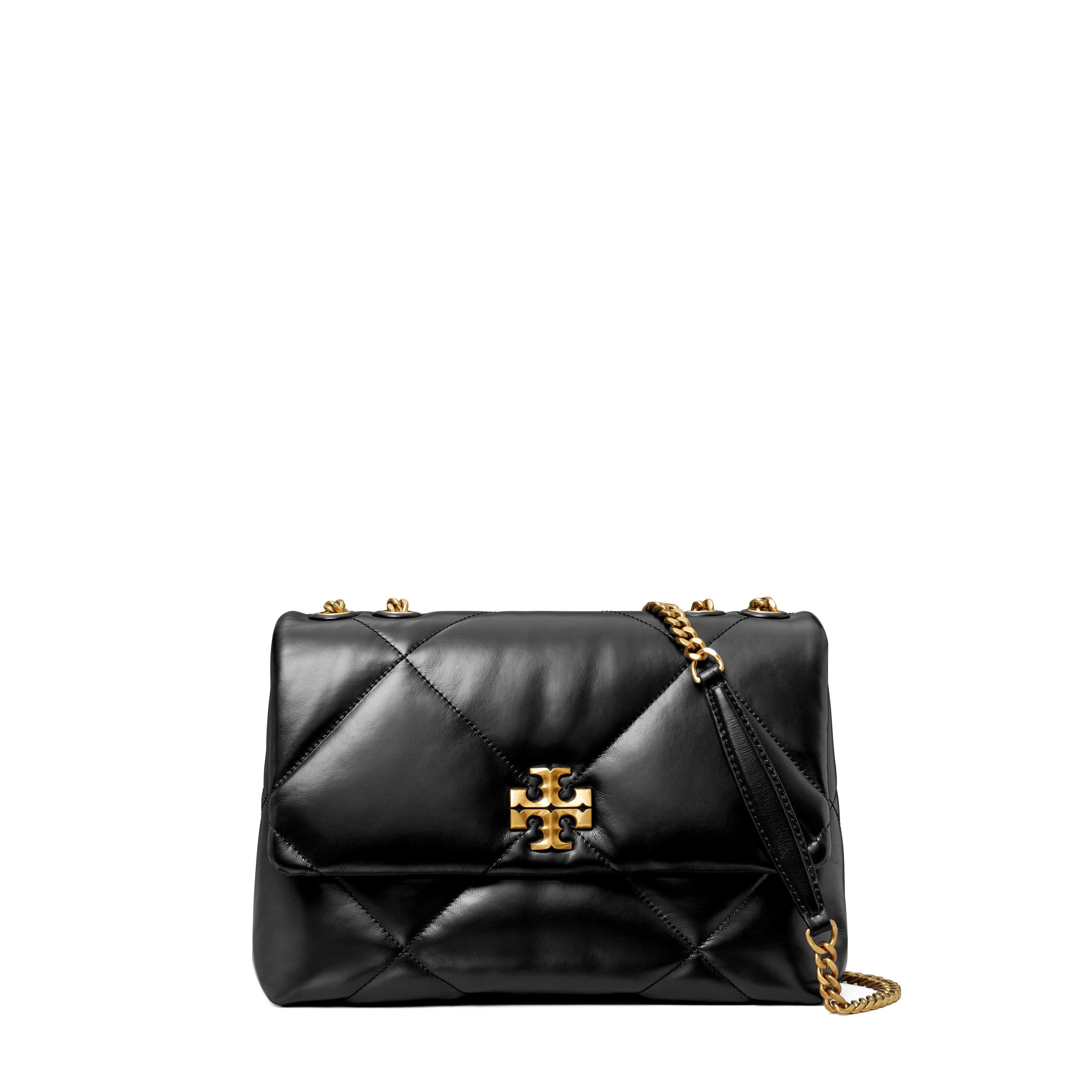 Black - Tory Burch - Kira Diamond Quilted Shoulder Bag - 1