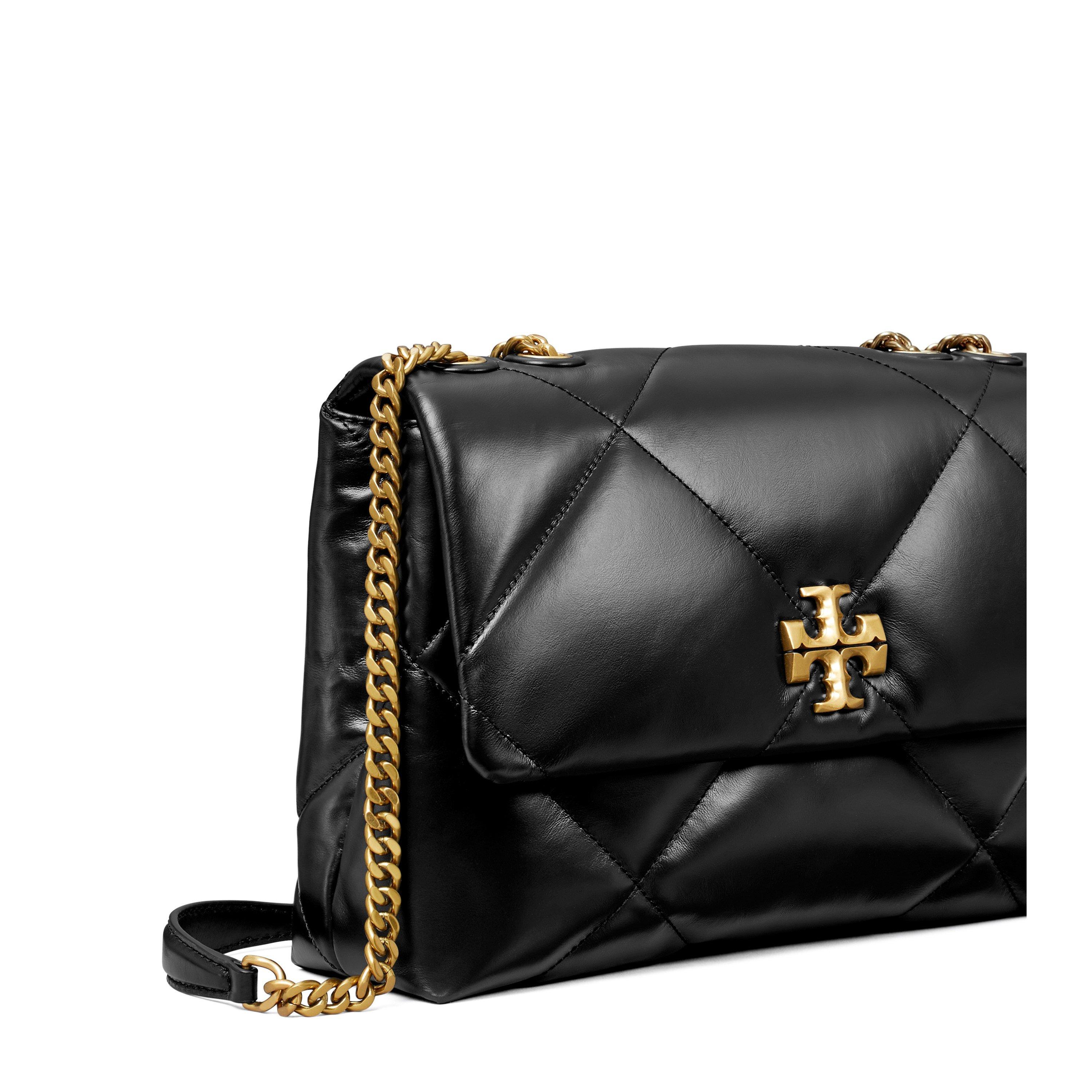 Black - Tory Burch - Kira Diamond Quilted Shoulder Bag - 5