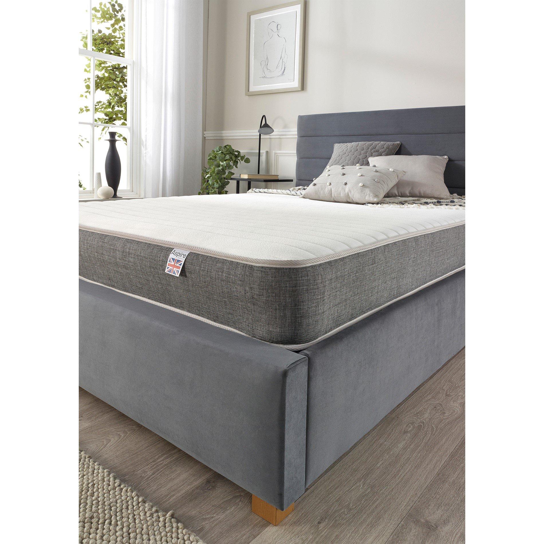 White - Aspire - Aspire 1000 Memory Pocket Mattress - 3