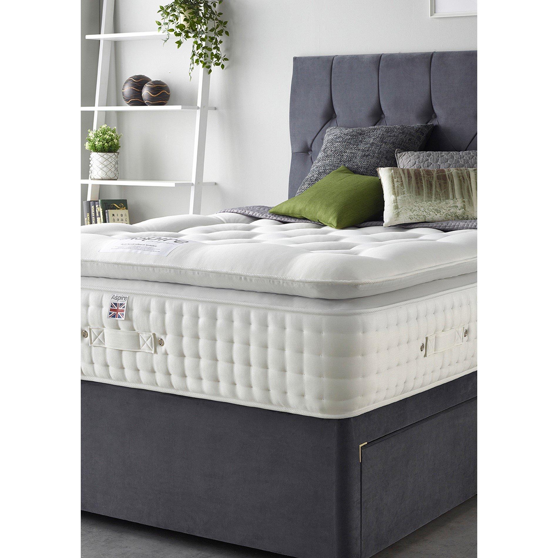 White - Aspire - Aspire Alpaca Silk 5000 Pocket Pillowtop Mattress - 1
