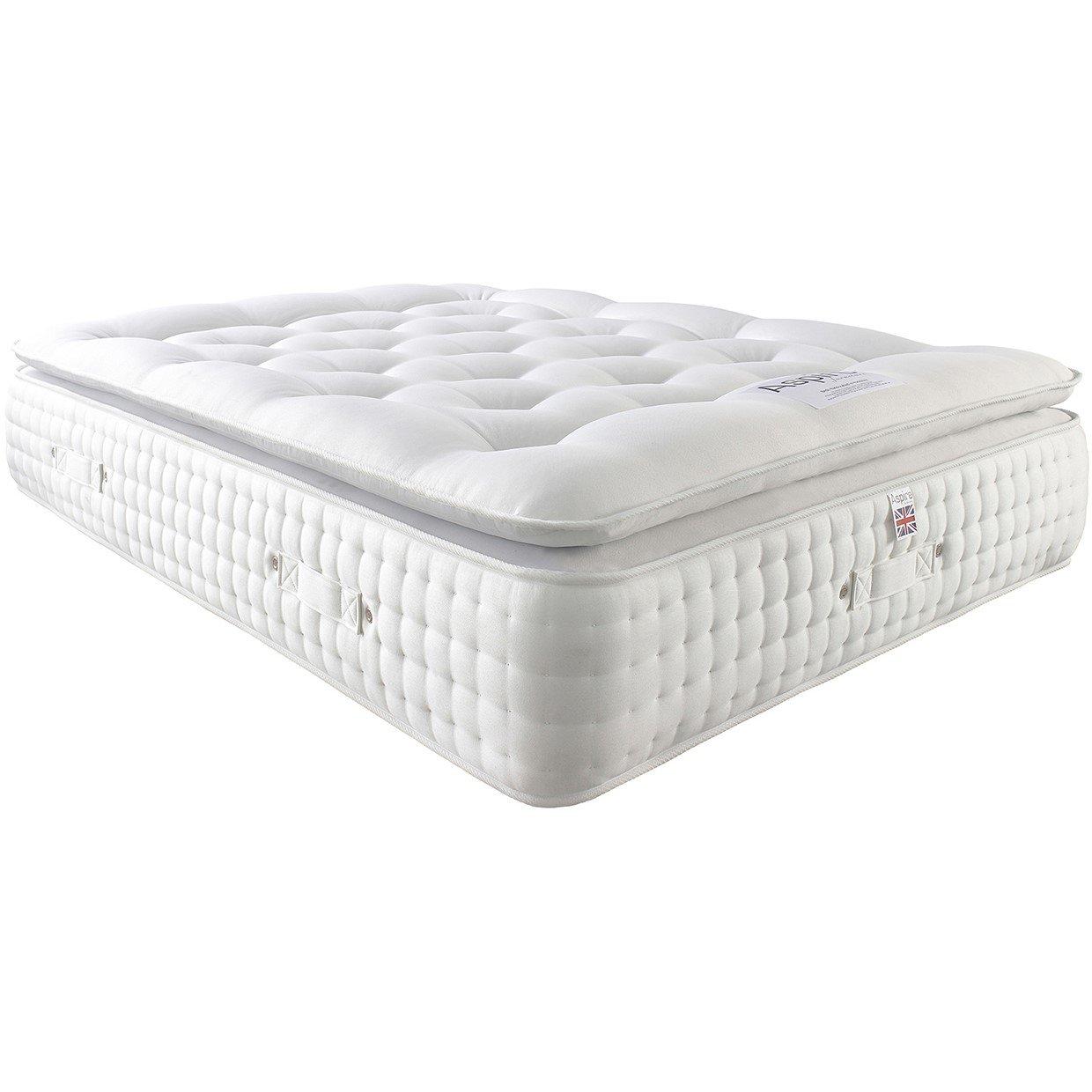 White - Aspire - Alpaca Silk 5000 Pocket Pillowtop Mattress - 5
