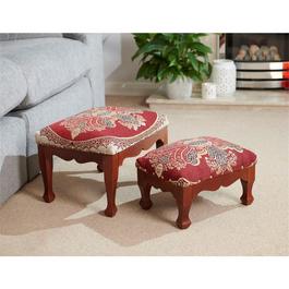 Greenhurst Pack of 2 nesting Footstools