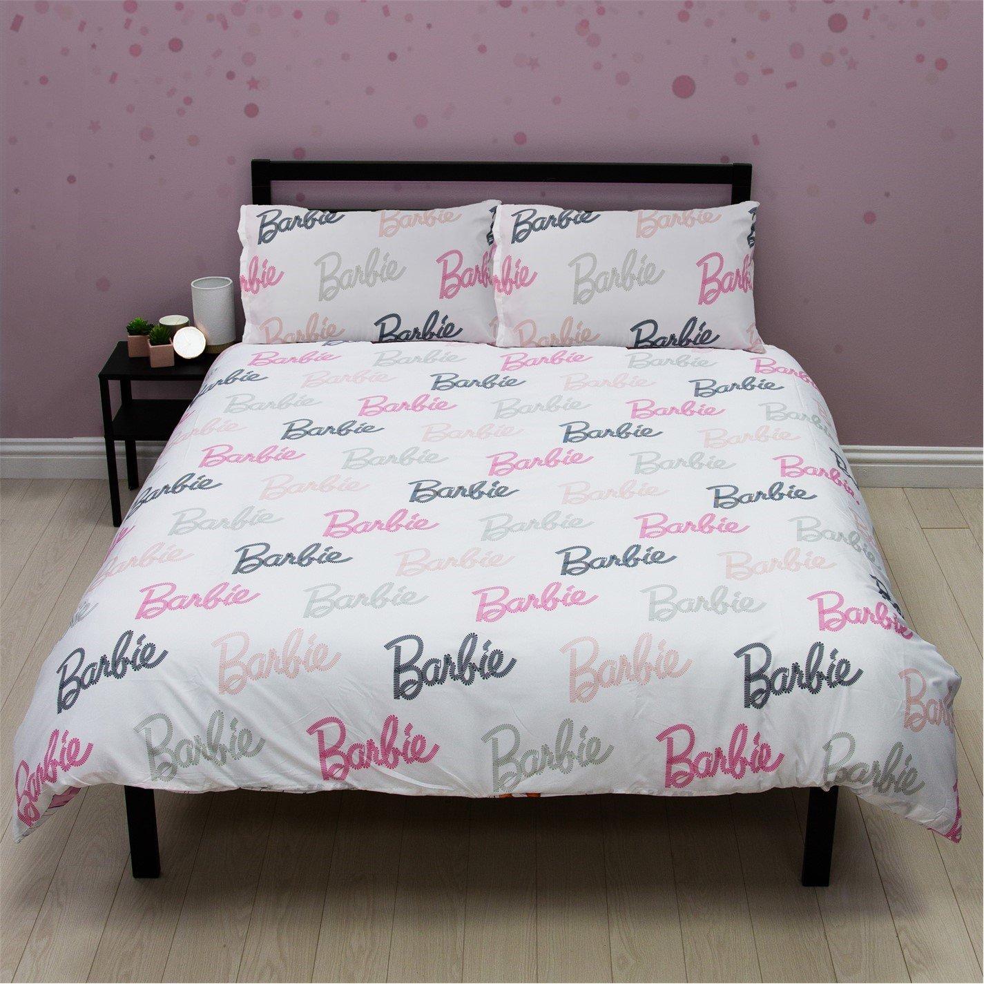 White - Barbie - Double Rotary Duvet - 2