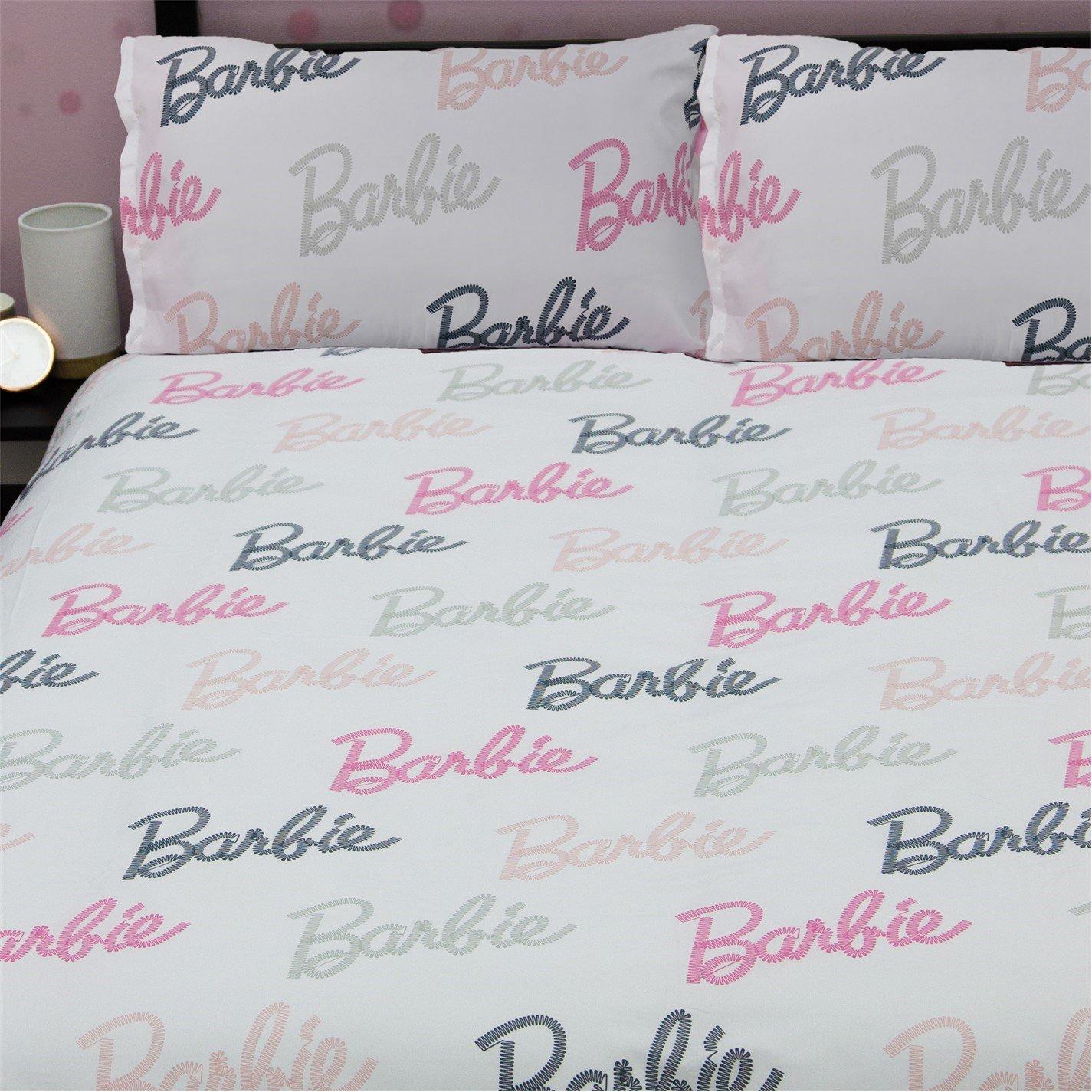White - Barbie - Double Rotary Duvet - 5