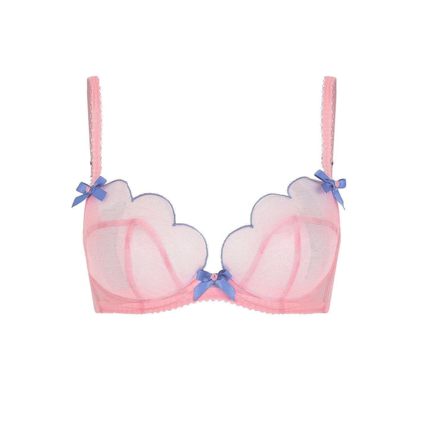 Baby Pink/Blue - Agent Provocateur - LORNA Plunge Underwired Bra - 4