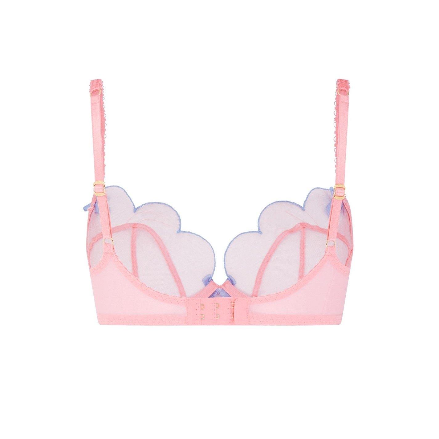 Baby Pink/Blue - Agent Provocateur - LORNA Plunge Underwired Bra - 5