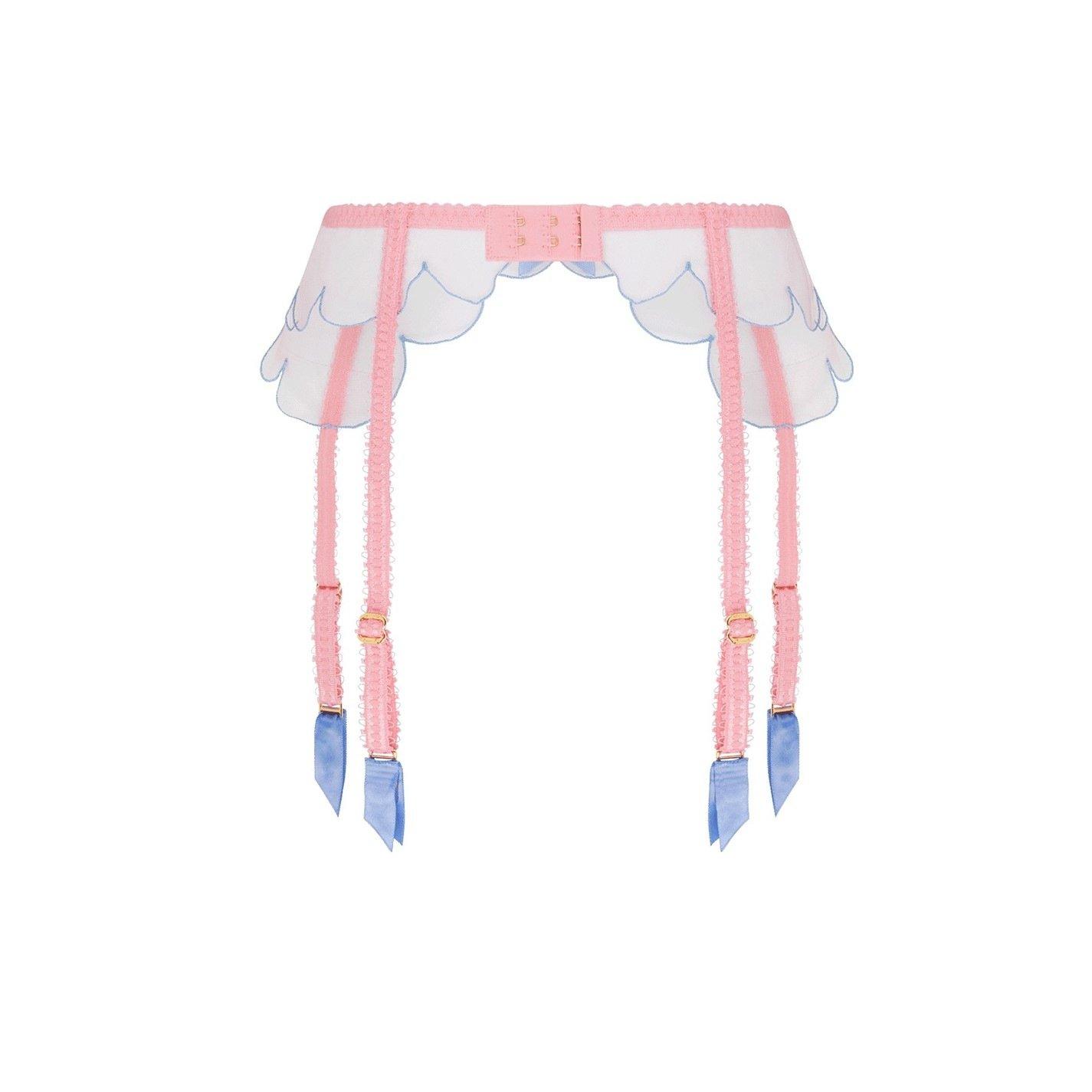 Baby Pink/Blue - Agent Provocateur - LORNA Suspender - 5