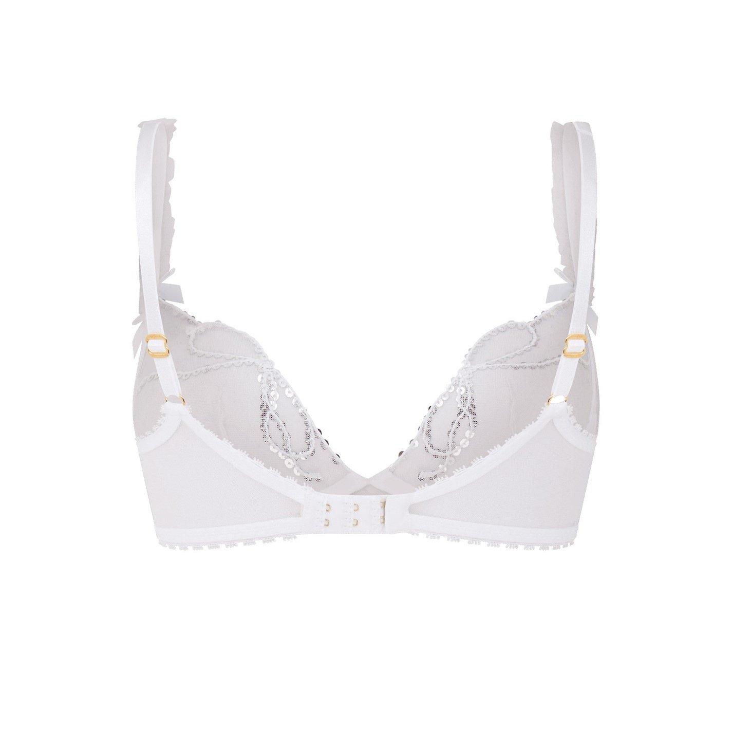 White - Agent Provocateur - MELLE Plunge Underwired Bra - 5