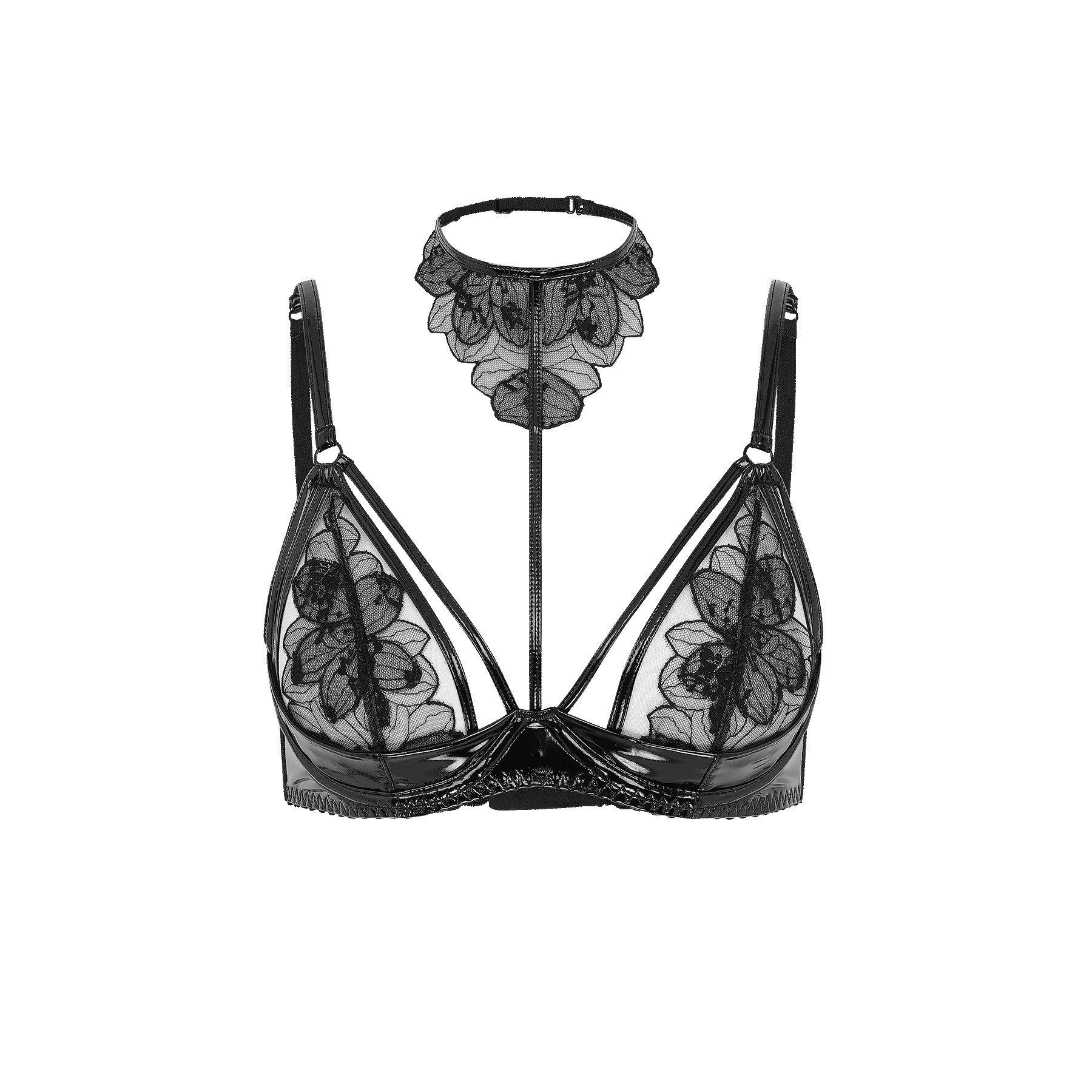 Black - Agent Provocateur - LITZIA High Necked Underwired Bra - 2