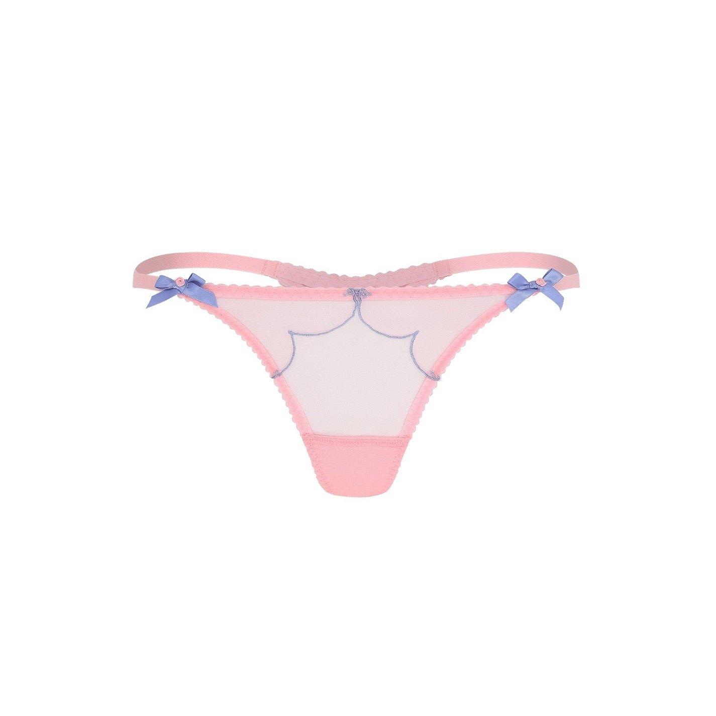 Baby Pink/Blue - Agent Provocateur - LORNA Thong - 4