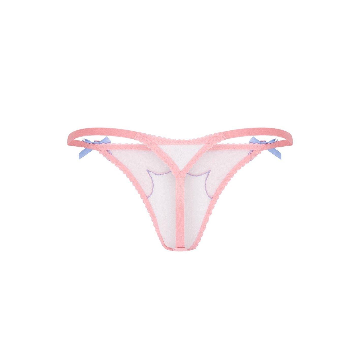 Baby Pink/Blue - Agent Provocateur - LORNA Thong - 5
