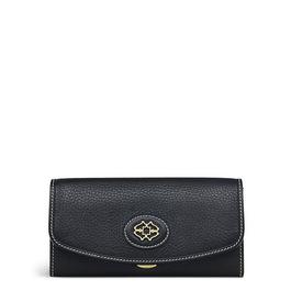 Radley Chanel Wallet on Chain shoulder bag in black quilted grained leather