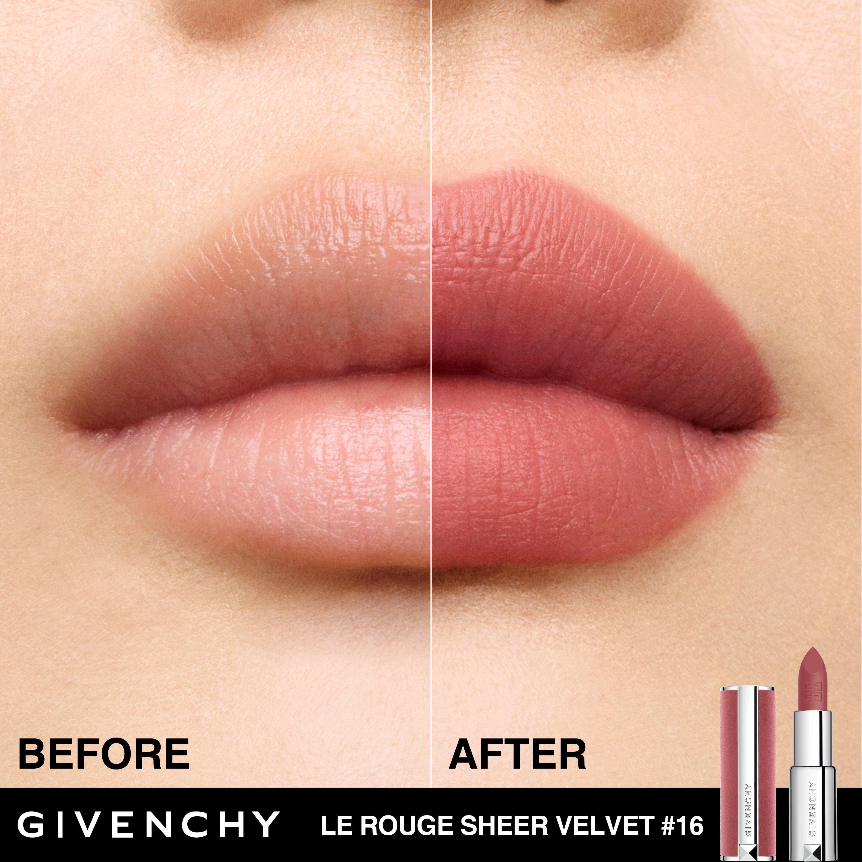 N16 Nude Boisé - GIVENCHY - Givenchy, Le Rouge Sheer Velvet, matte lipstick refill - 3