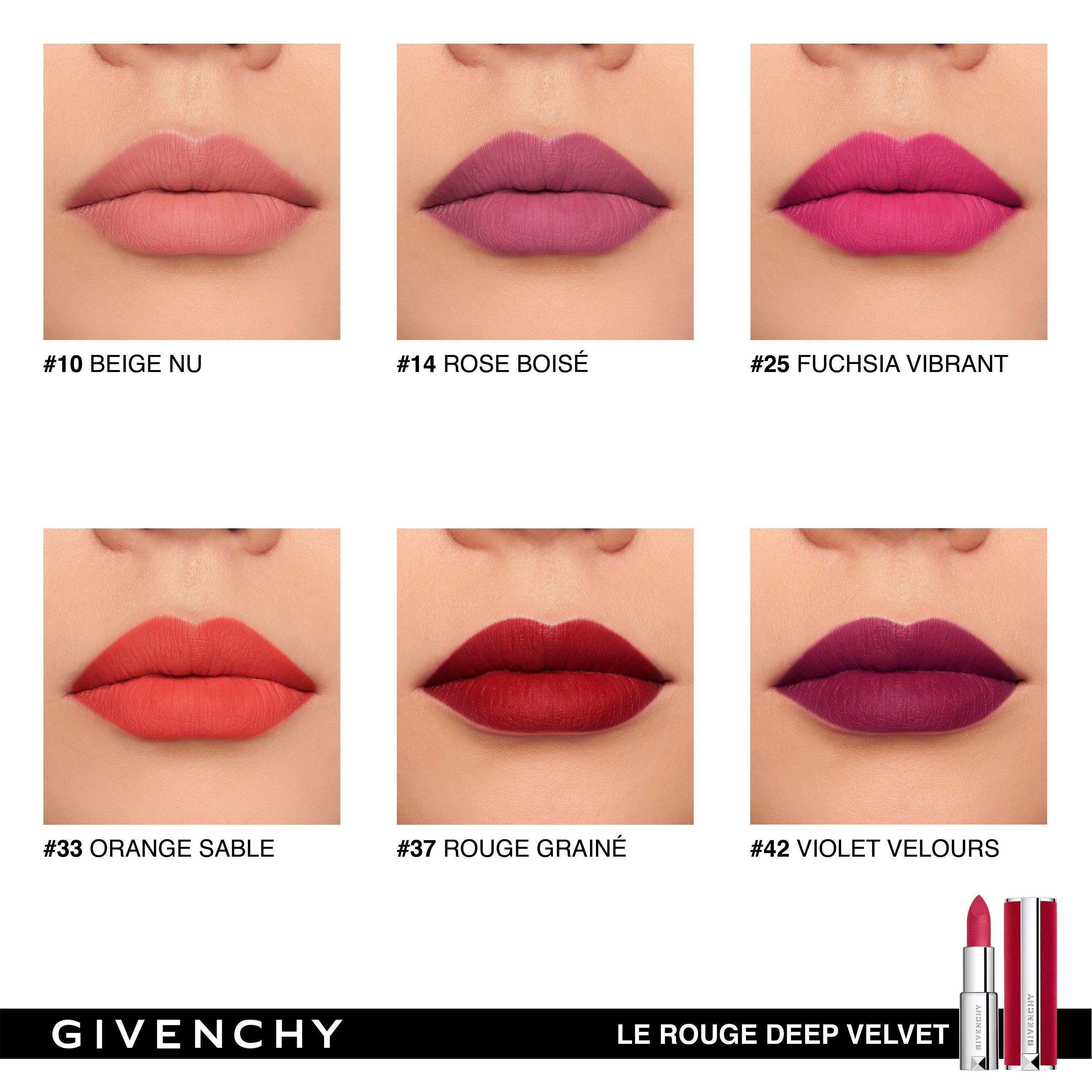 BEIGE NU - GIVENCHY - Le Rouge Deep Velvet Powdery Matte High Pigmentation - 4