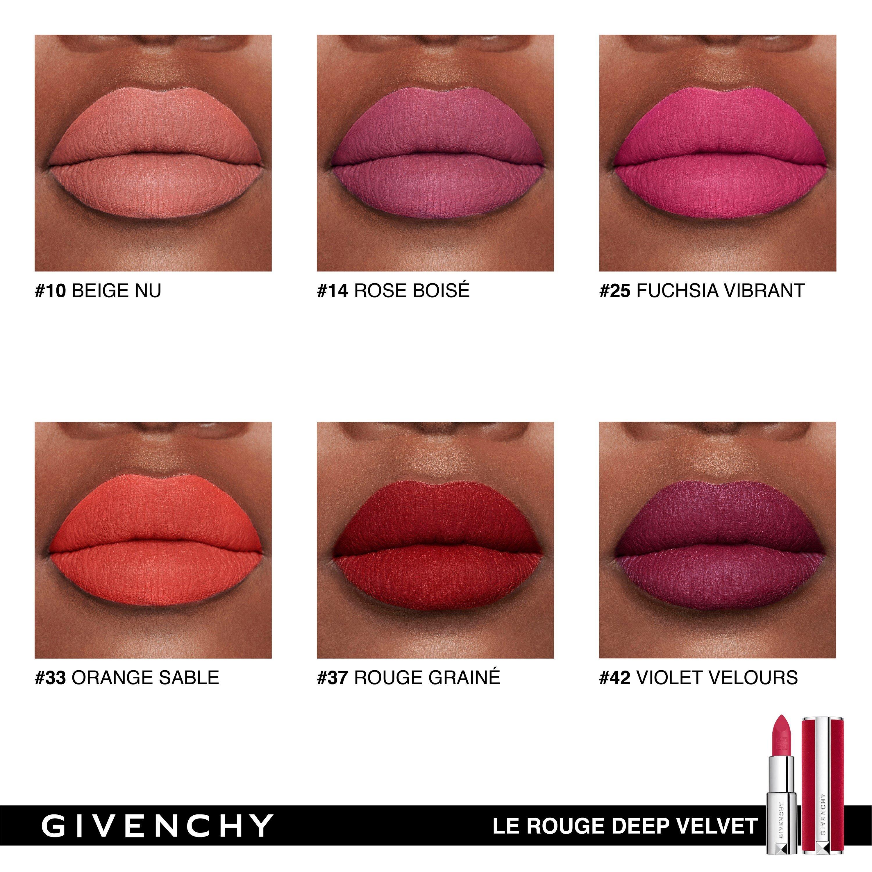 BEIGE NU - GIVENCHY - Le Rouge Deep Velvet Powdery Matte High Pigmentation - 5