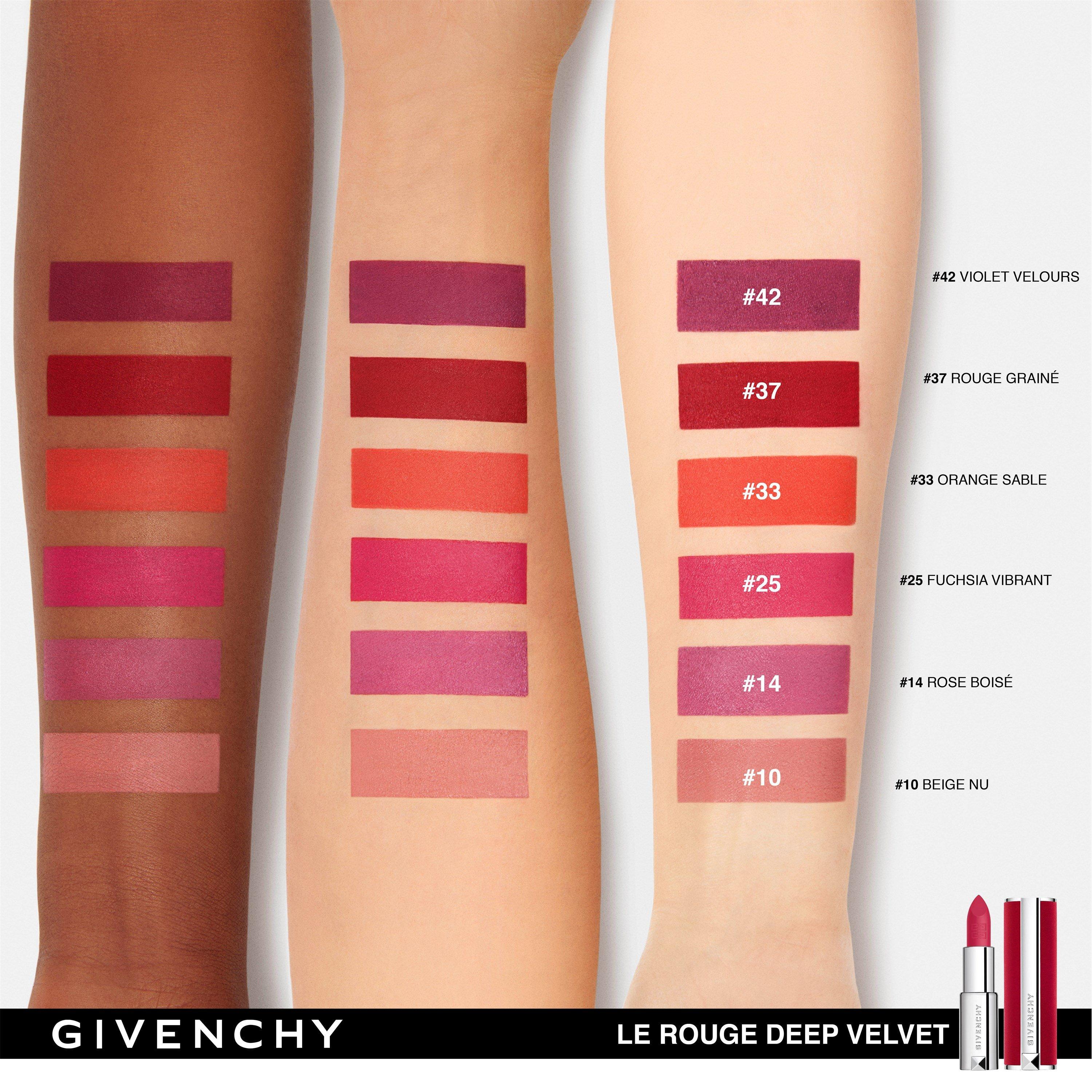 ORANGE SABLE - GIVENCHY - Le Rouge Deep Velvet Powdery Matte High Pigmentation - 7