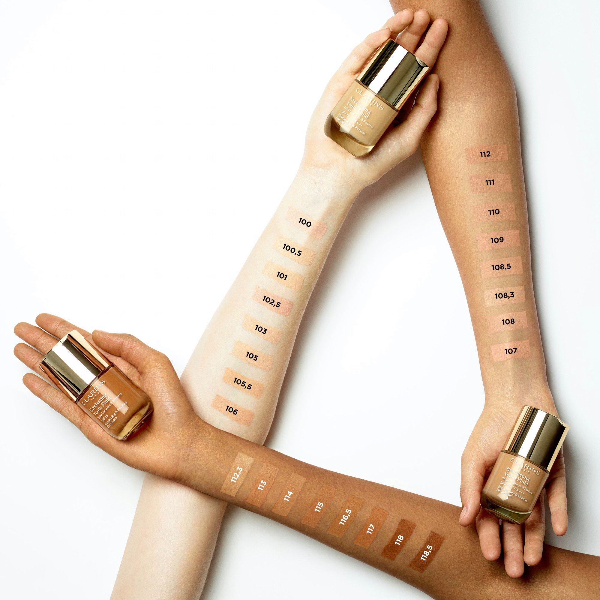 100 Lily - Clarins - Everlasting Youth Fluid Foundation SPF 15 - 3