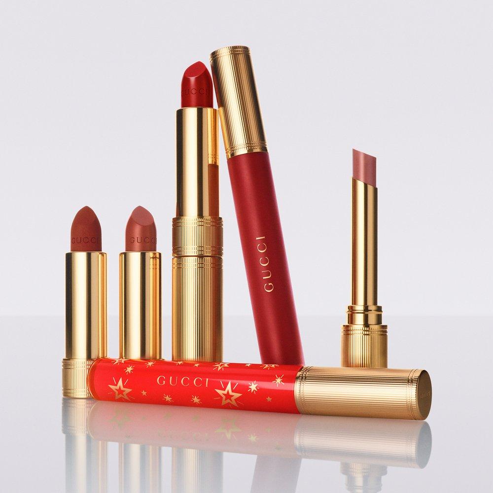25 Gold Red - Gucci - Rouge de Beaute Brillant High-Shine Lipstick - 7