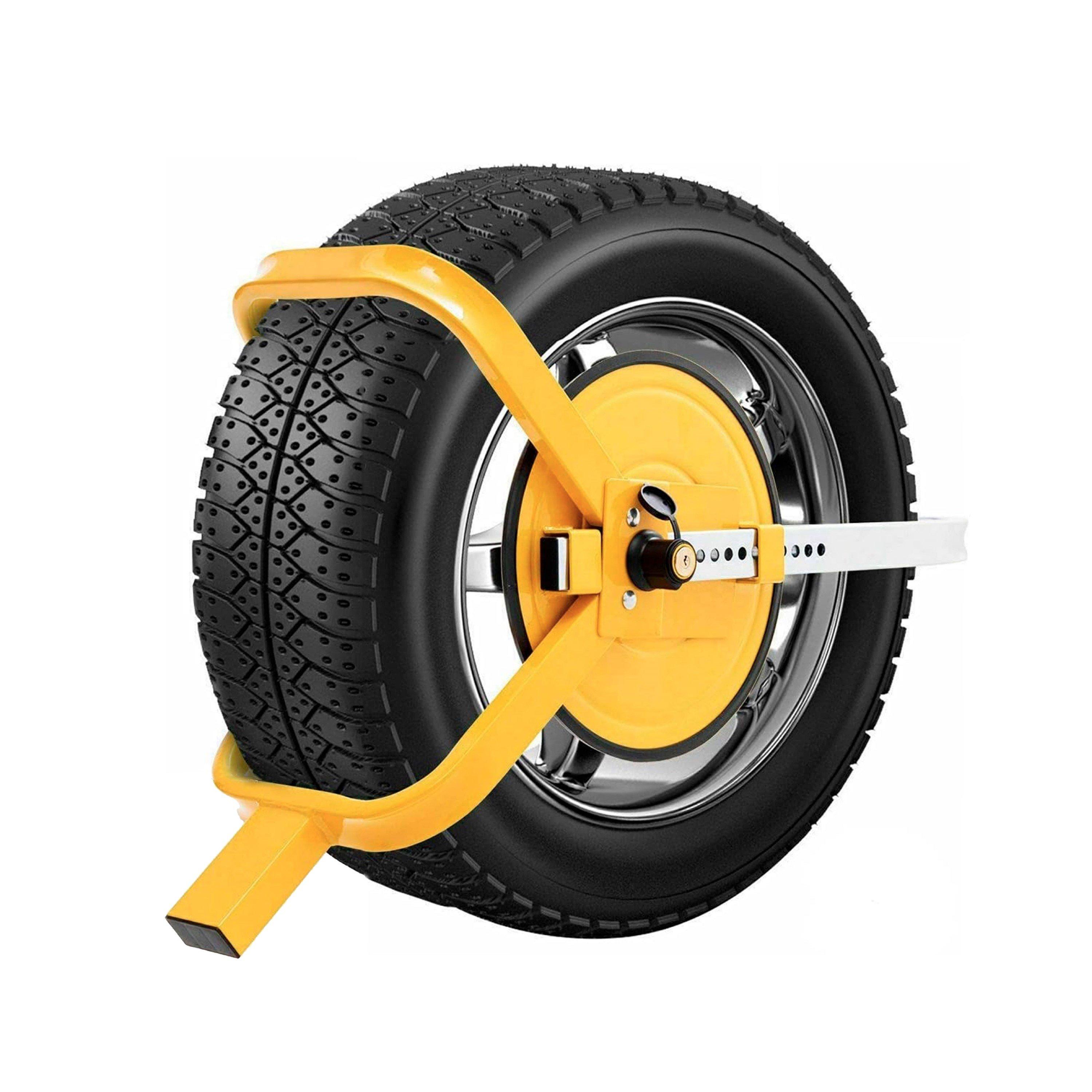 Yellow - Streetwize - Full Face Wheel Clamp - 1