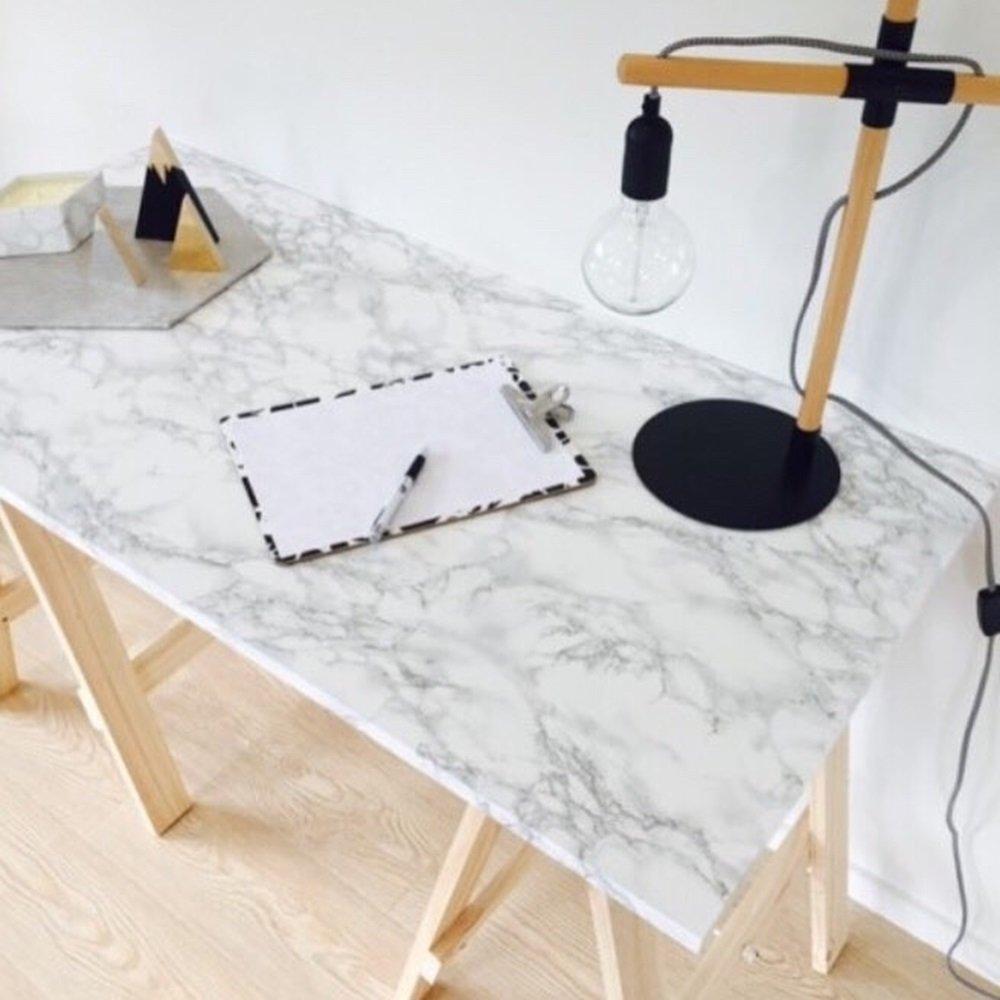 Grey - D C Fix - dc fix Marble Grey Self Adhesive Vinyl Wrap - 3