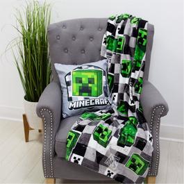 Minecraft Minecraft Scribble Rotary Fleece Blanket Throw