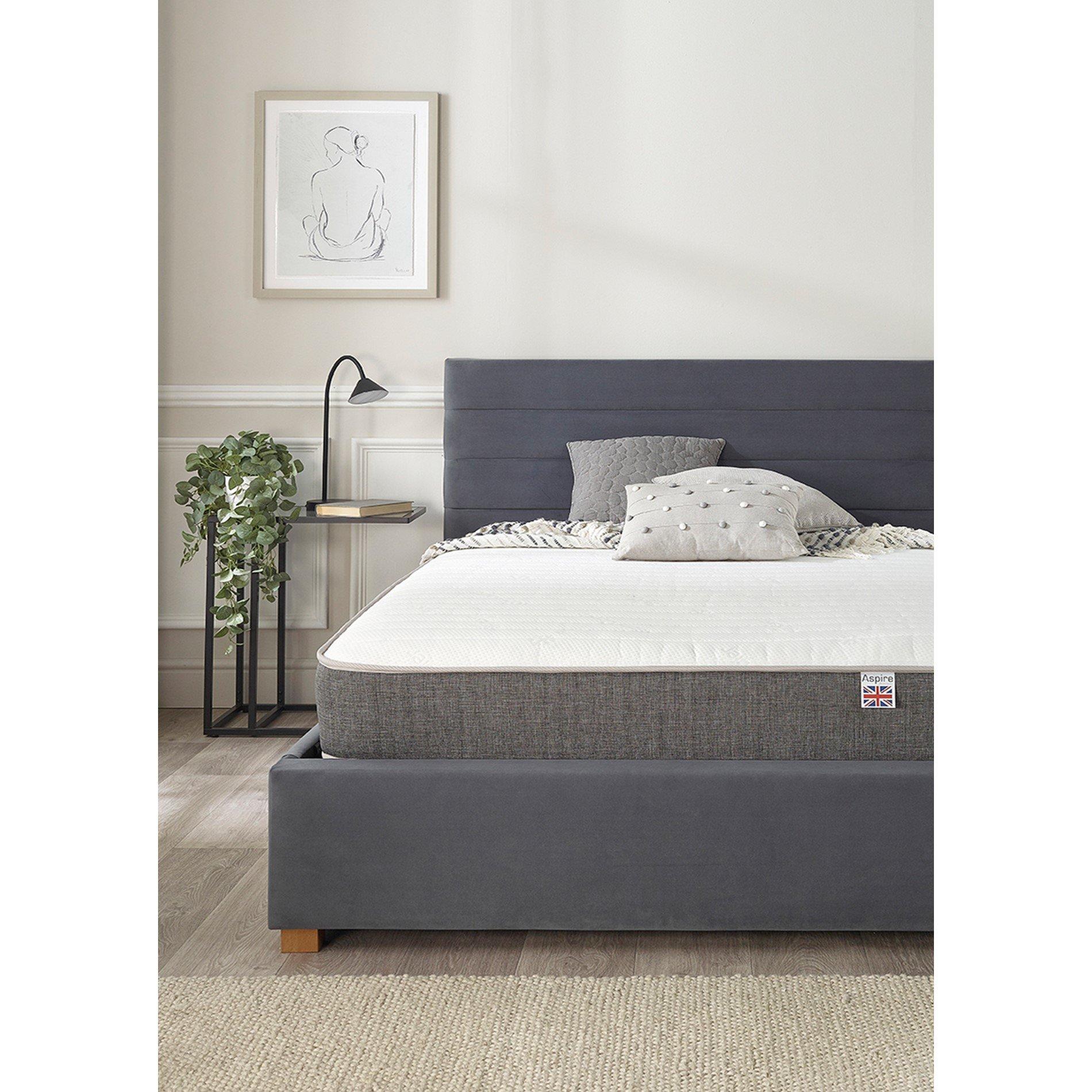 White - Aspire - Pocket 3000 Memory Cooler Mattress - 2