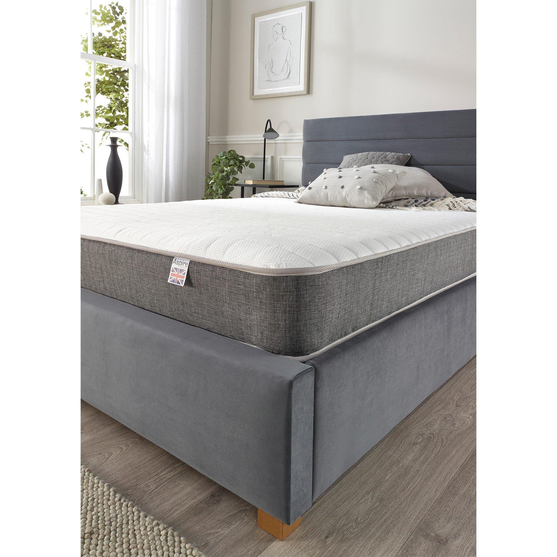 White - Aspire - Pocket 3000 Memory Cooler Mattress - 3