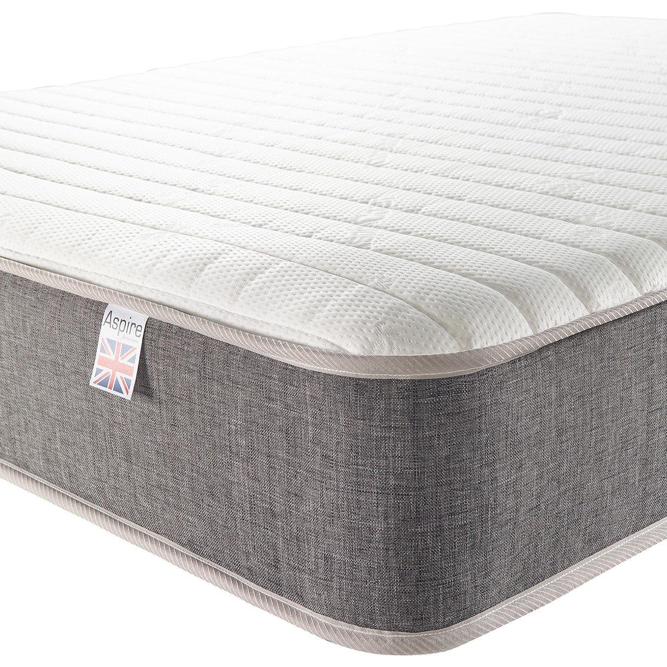 White - Aspire - Pocket 3000 Memory Cooler Mattress - 5