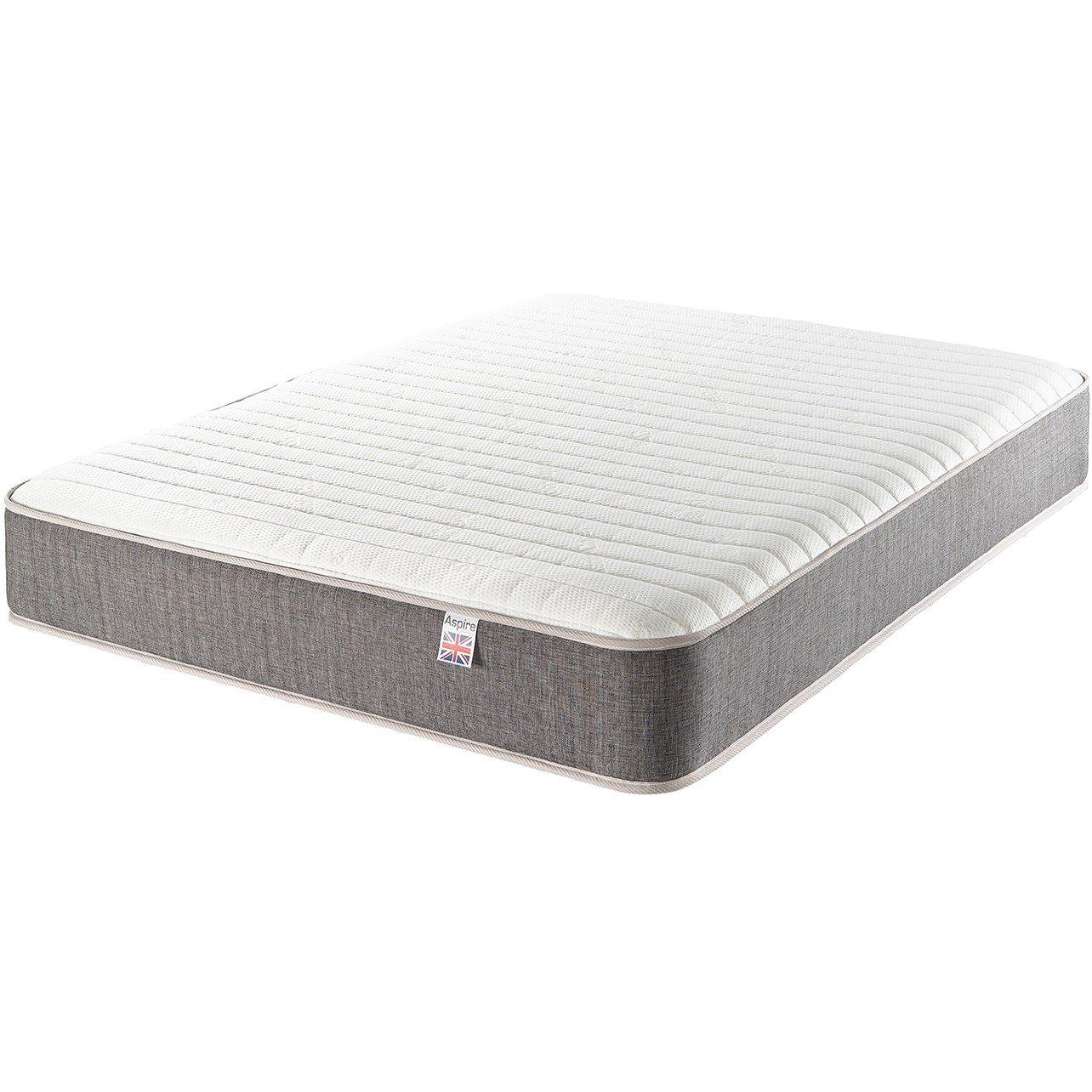 White - Aspire - Pocket 3000 Memory Cooler Mattress - 6