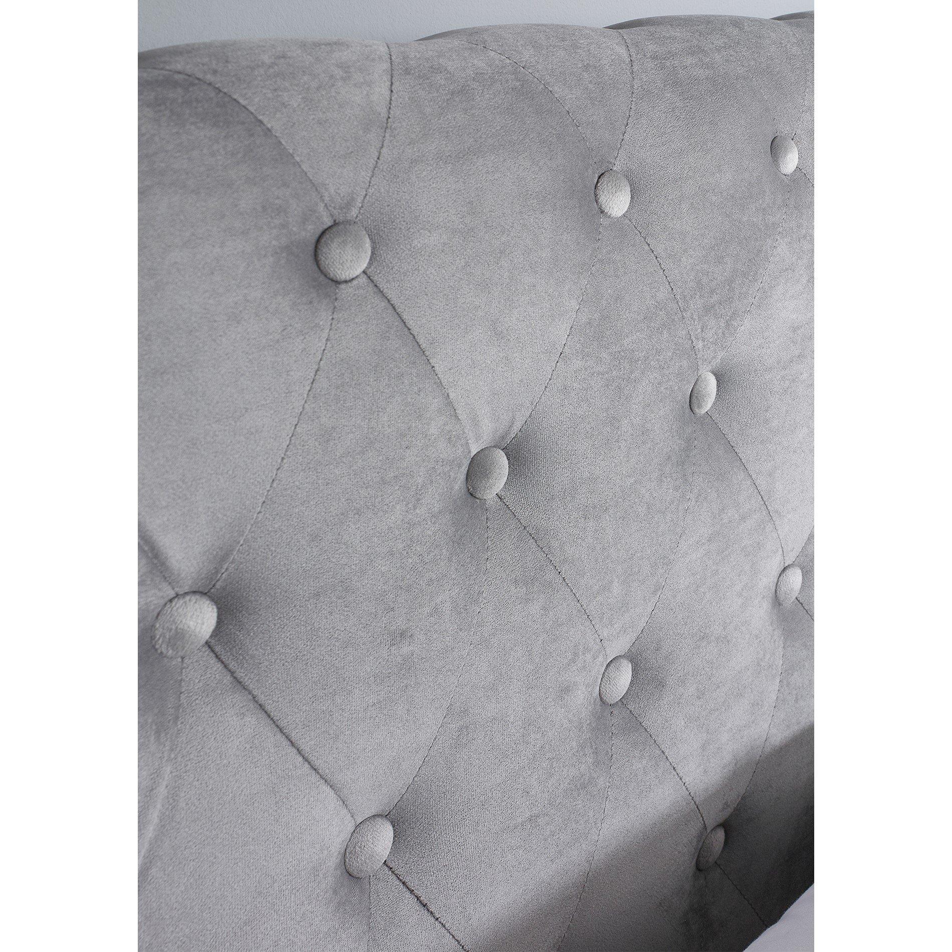 Grey - Aspire - Chesterfield Ottoman Bed - 5