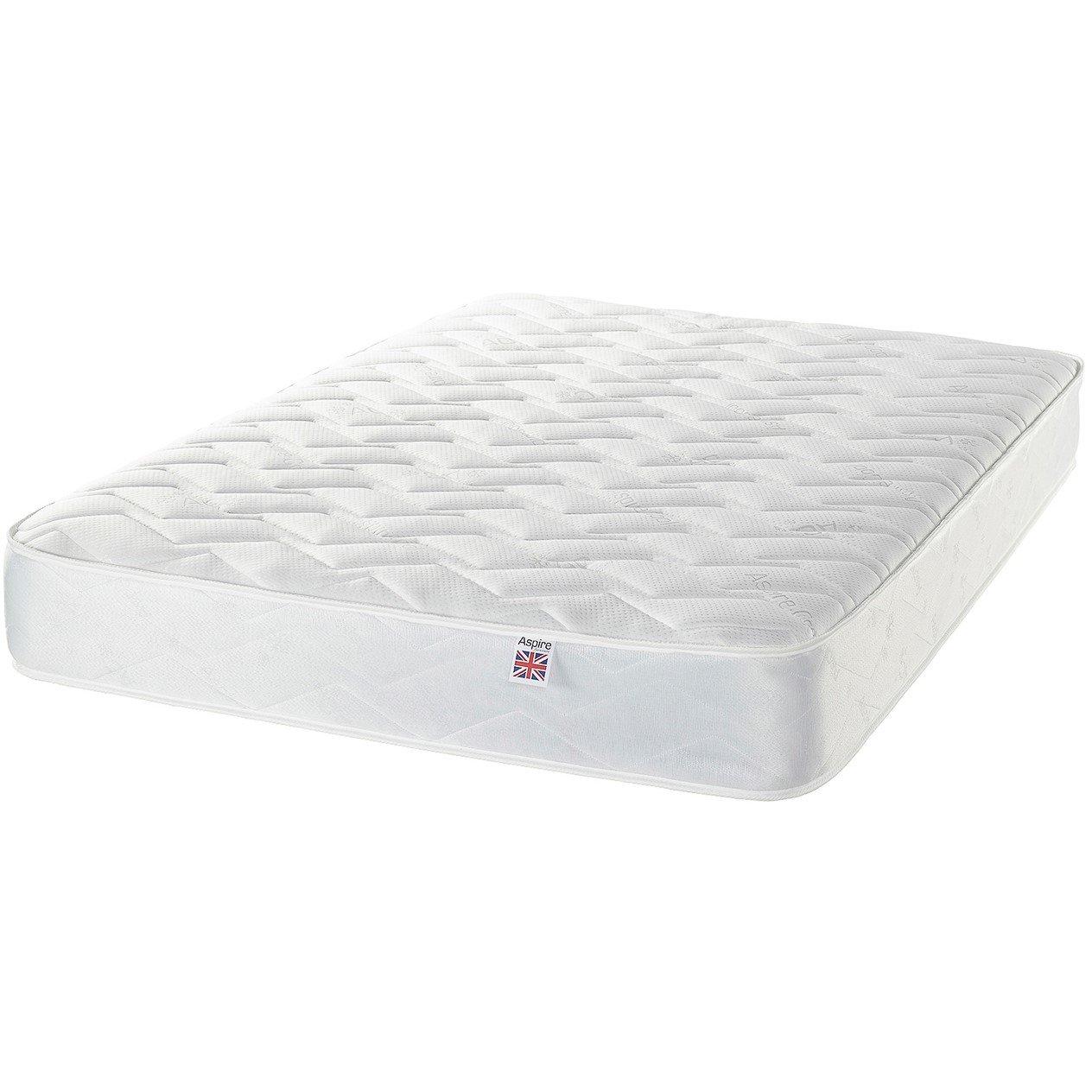 White - Aspire - Comfort Rolled Mattress - 8