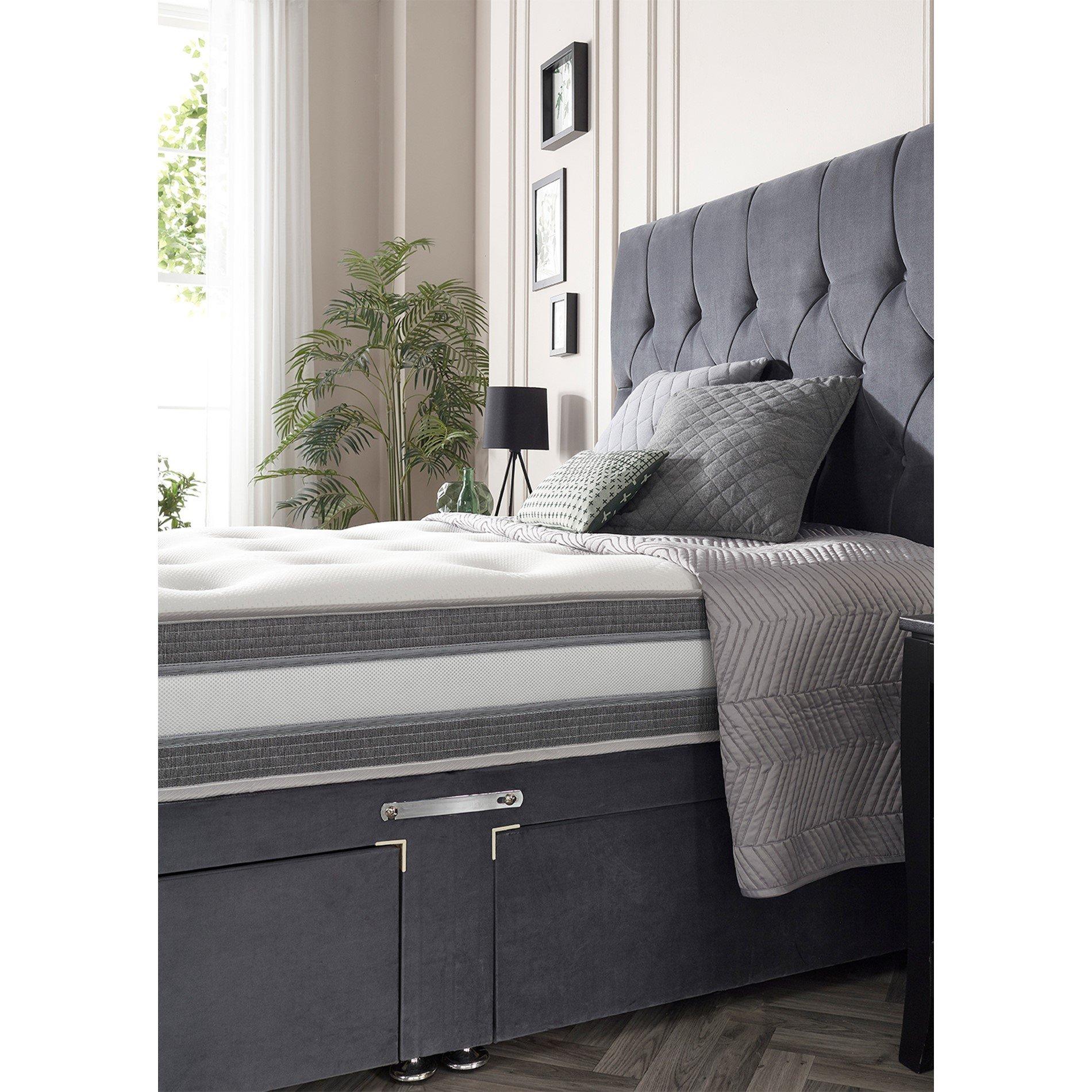 White - Aspire - Aspire Cashmere 1000 Pocket Tufted Mattress - 4