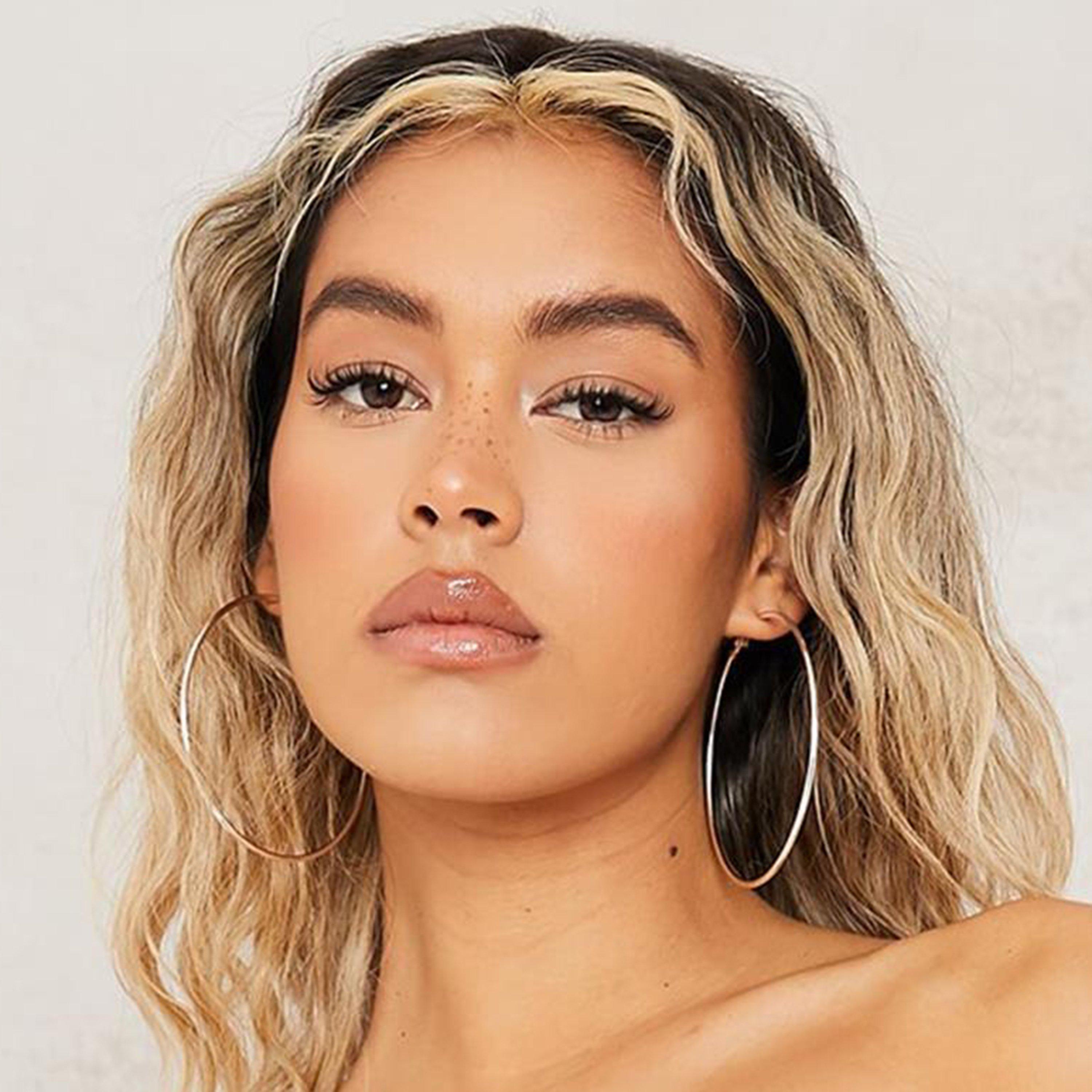 Metallic - I Saw It First - ISAWITFIRST Silver Medium Hoop Earrings - 2