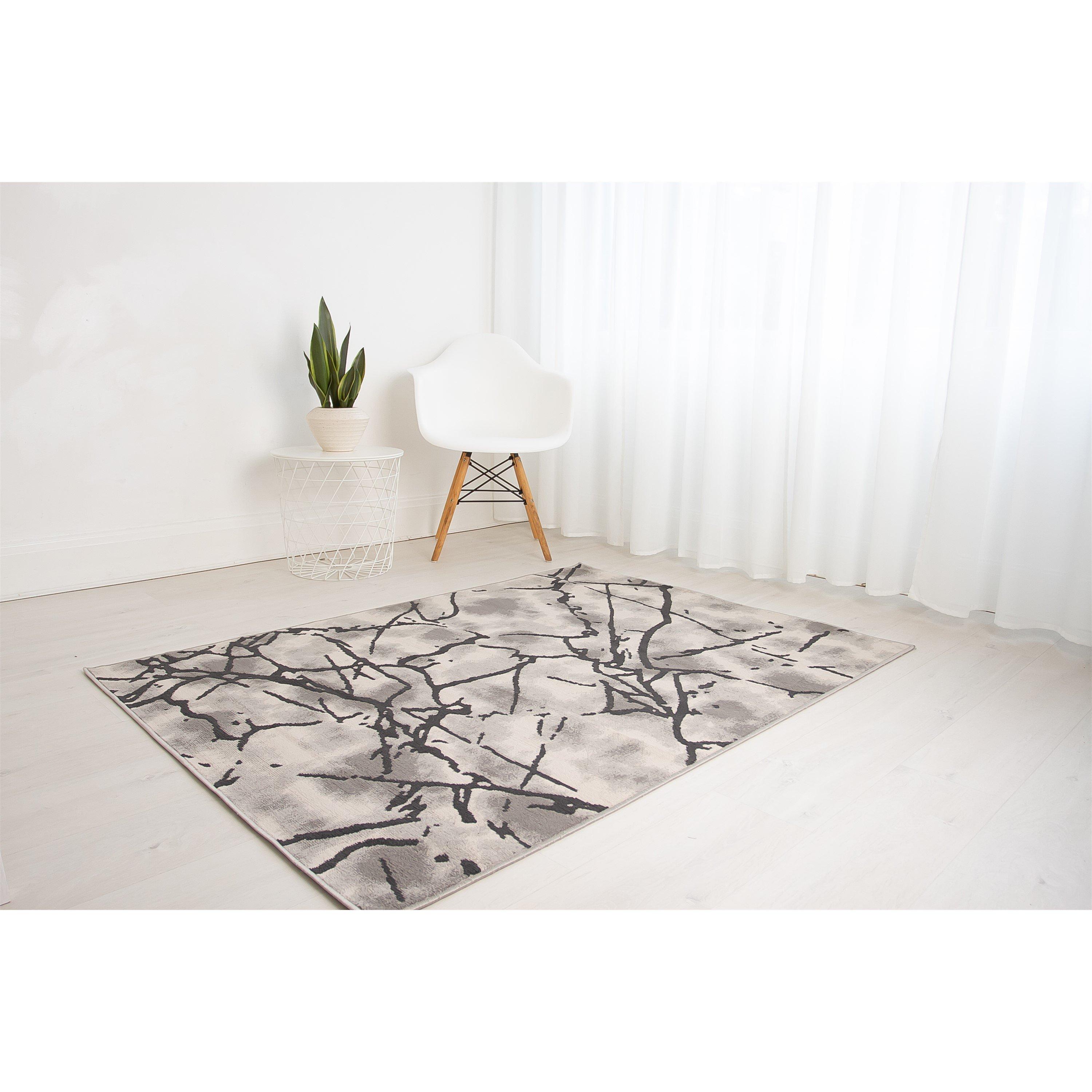 Rugstyle  Balletto 19Na - Beige/Anthra - 120x170cm