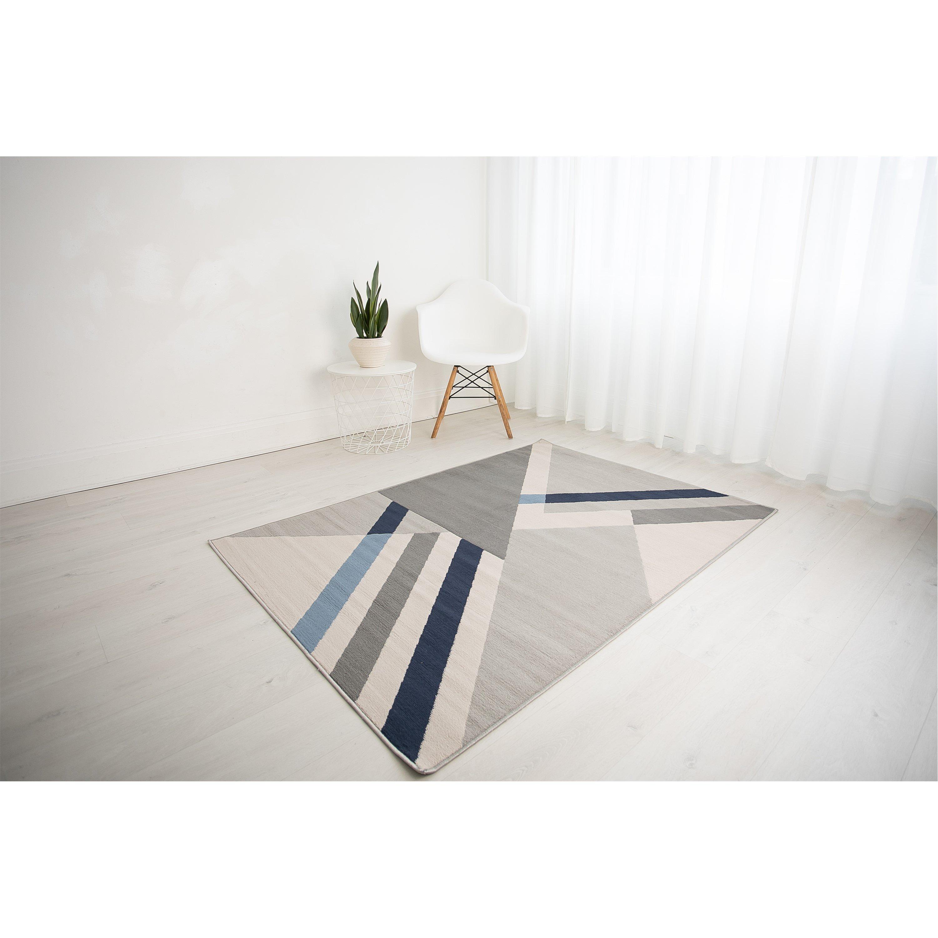 Rugstyle  Balletto 186B - Beige/Navy - 80x150cm